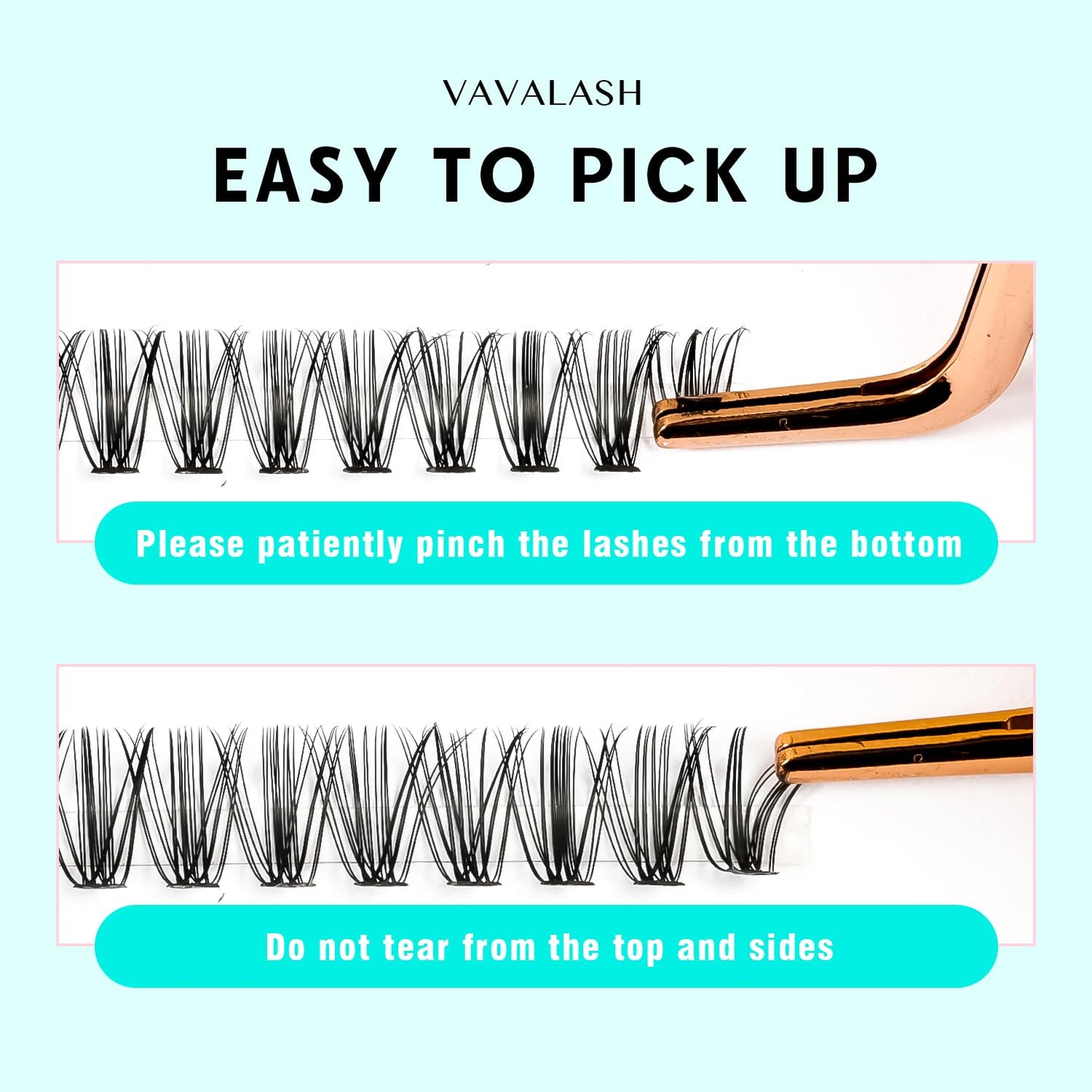 VAVALASH DIY Lash Extensions 280 PCS 40D Colored Individual Cluster Lashes D Curl Lash Clusters Faux Mink Slik Wispy False Lashes Easy Full Lash Extension DIY at Home (40D-0.07-D-9-16Mix Color)