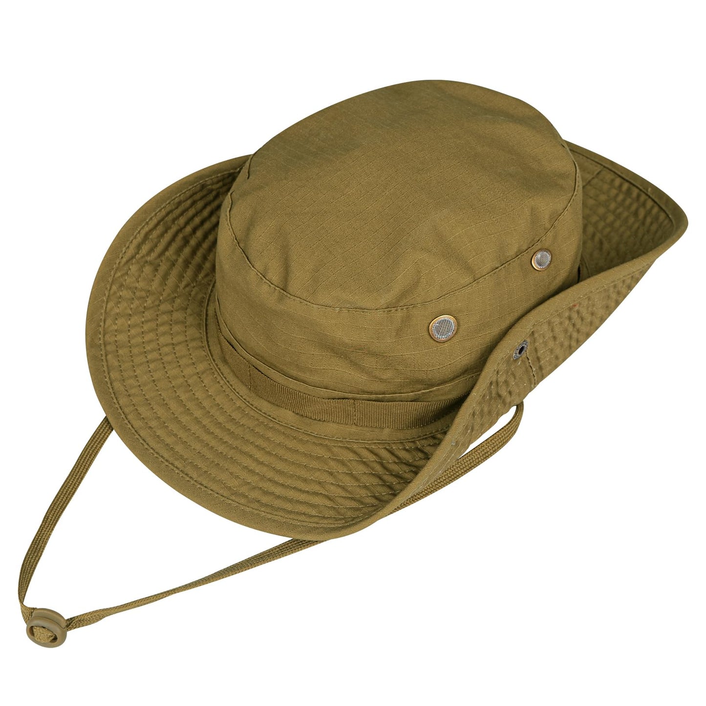 Sun Hats for Men Women Bucket Hat UPF 50+ Boonie Hat Foldable UV Protection Hiking Beach Fishing Summer Safari(1pack-Brown)