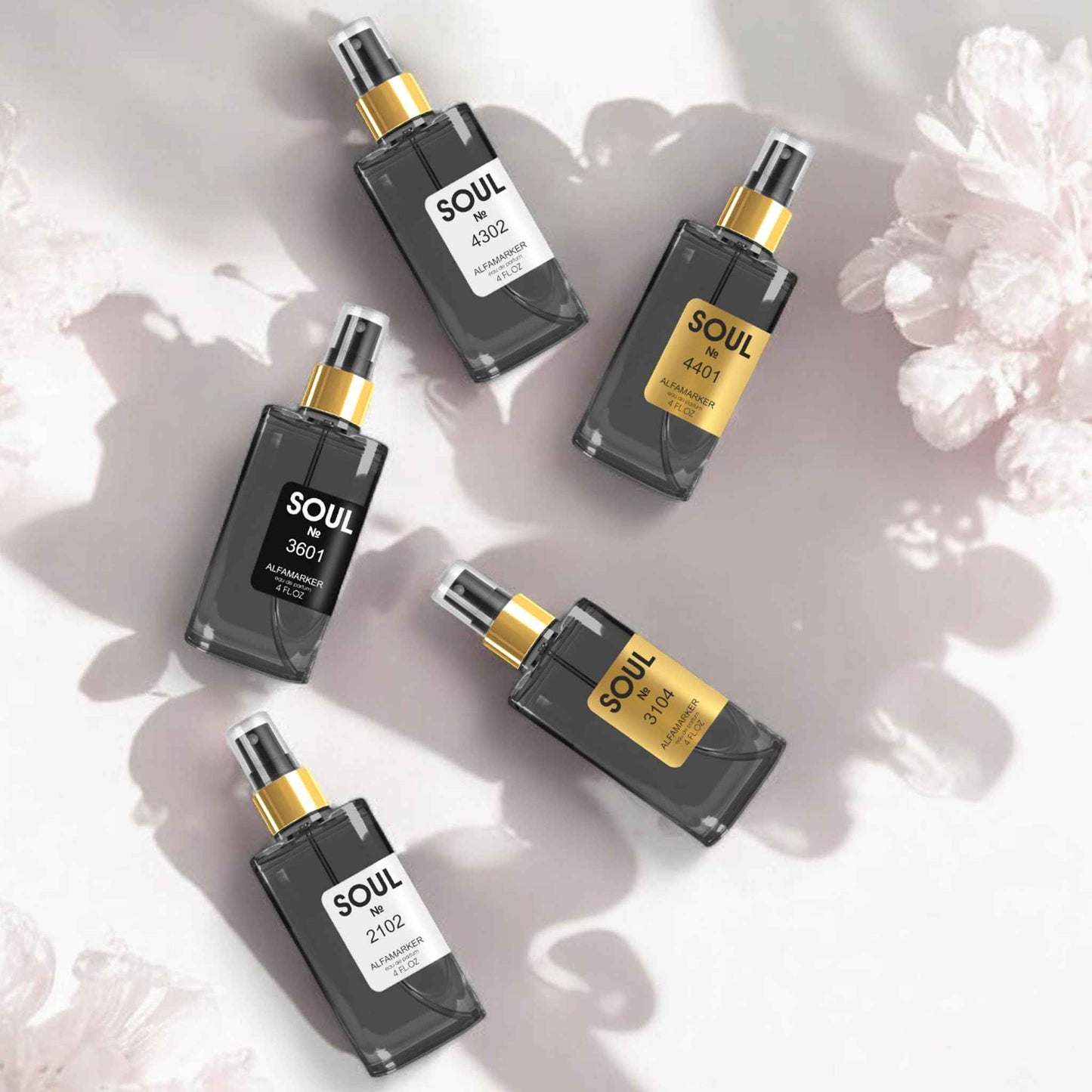 ALFAMARKER SOUL № 2601 Ephiria – Perfume for Women | Long Lasting Eau de Parfum Spray 4.0 Fl Oz / 120ml | Boutique-Inspired Oriental Floral Women’s Fragrance