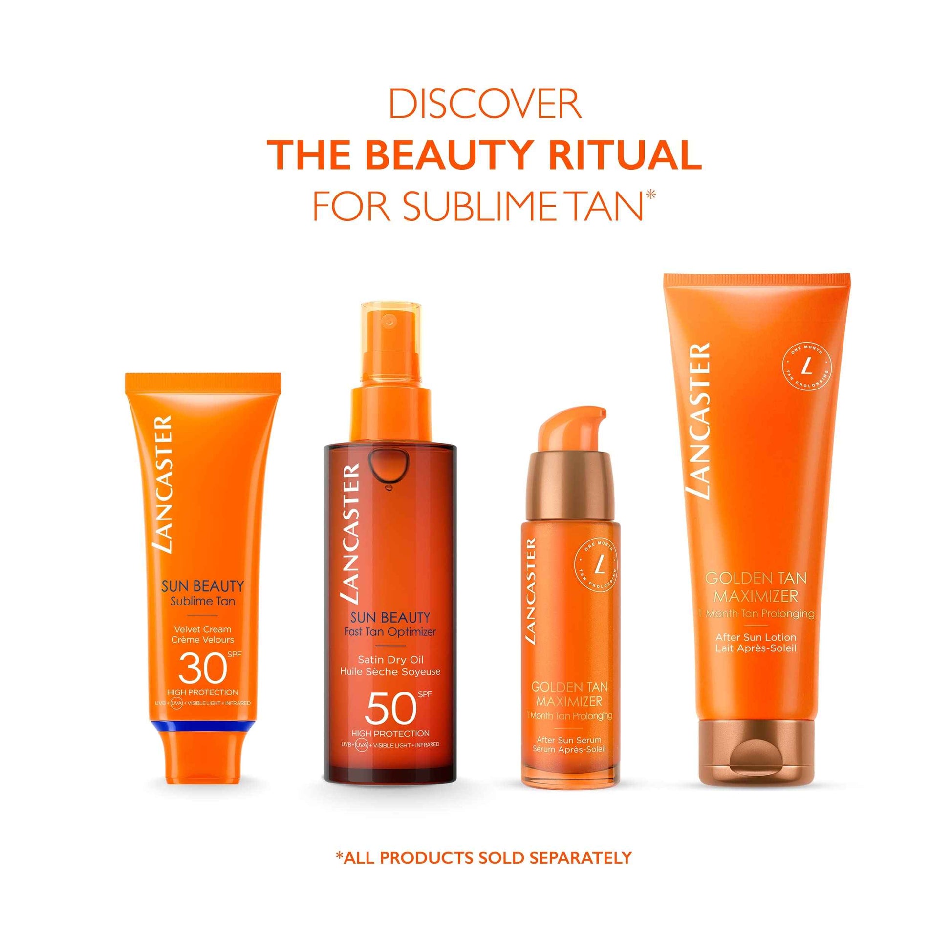 Lancaster Sun Beauty Dry Oil Fast Tan Optimizer SPF 50, 5 Ounce