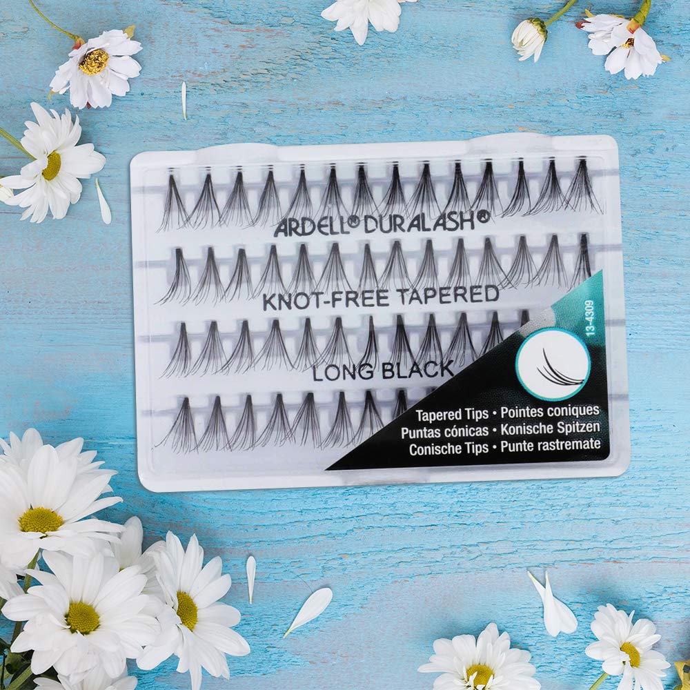 Ardell False Eyelashes Soft Touch Individuals Knot-Free Long Black 4 Pack