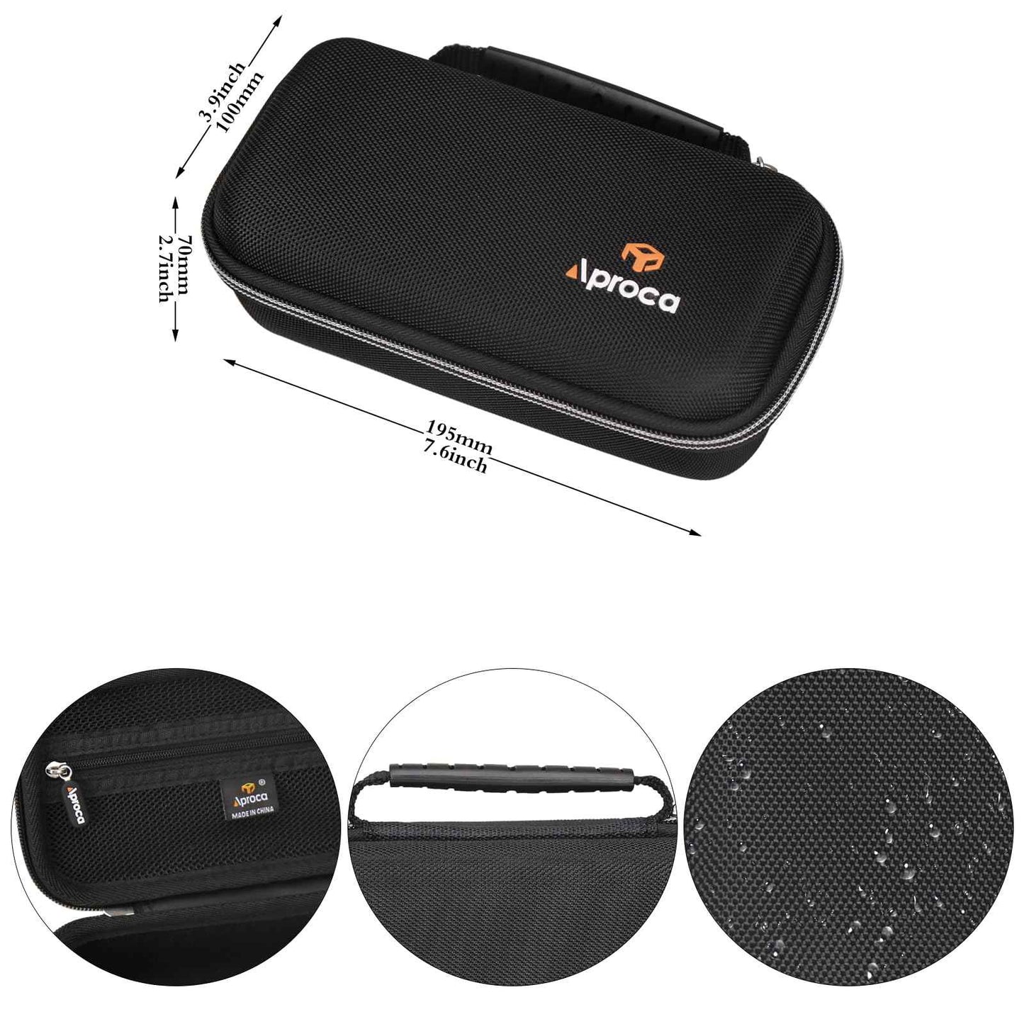 Aproca Hard Case Compatible with WAHL Groomsman Corded Cordless Beard Trimmer Grooming Kit, Storage Portable Bag (Case Only)