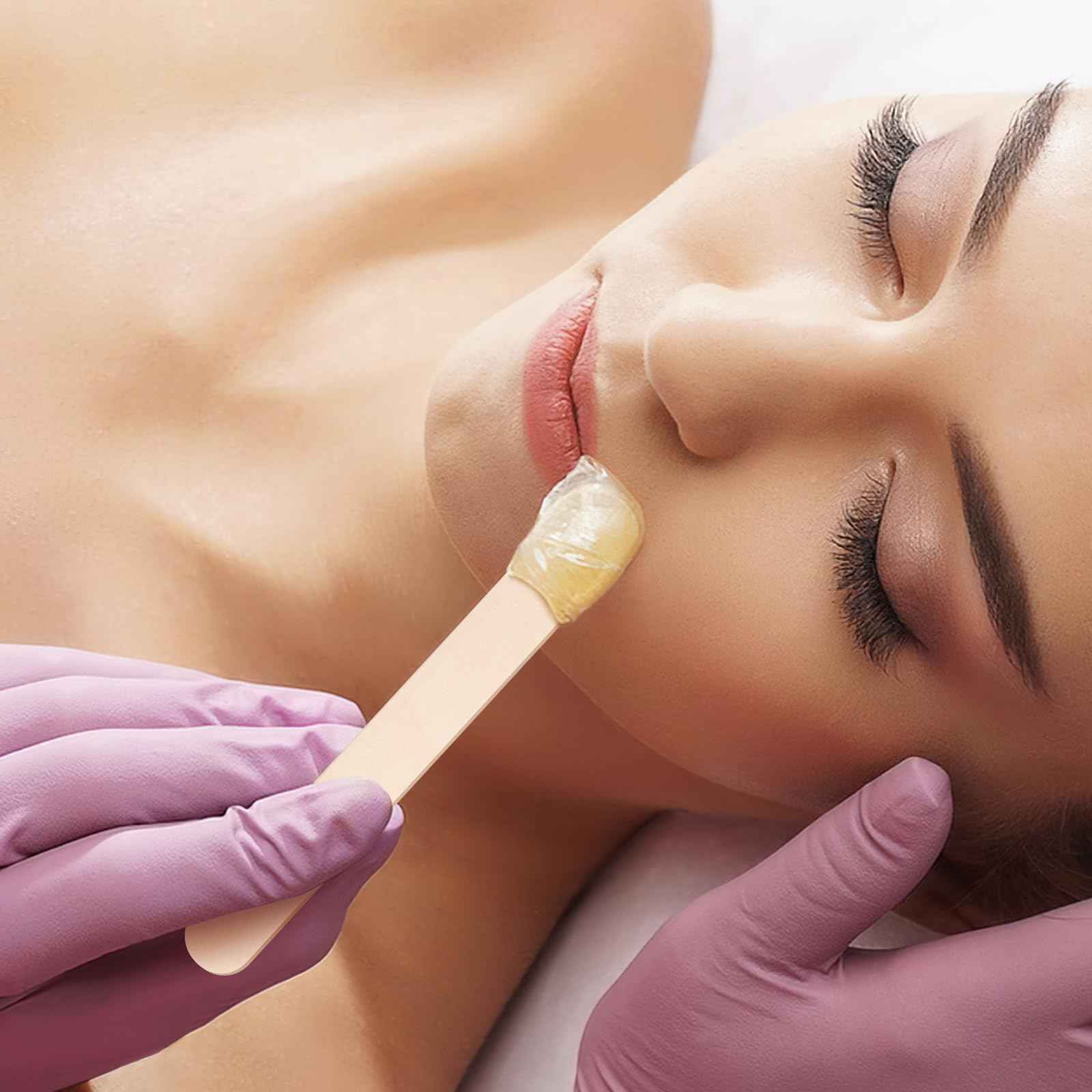 WoBiogHo 1500 Pcs Wooden Wax Sticks 6-Inch Jumbo Wood Waxing Stick Wax Spatulas Applicator Multi-Purpose Wood Popsicle Craft Sticks for Body Hair Removal, Tongue Depressors and Craft Projects