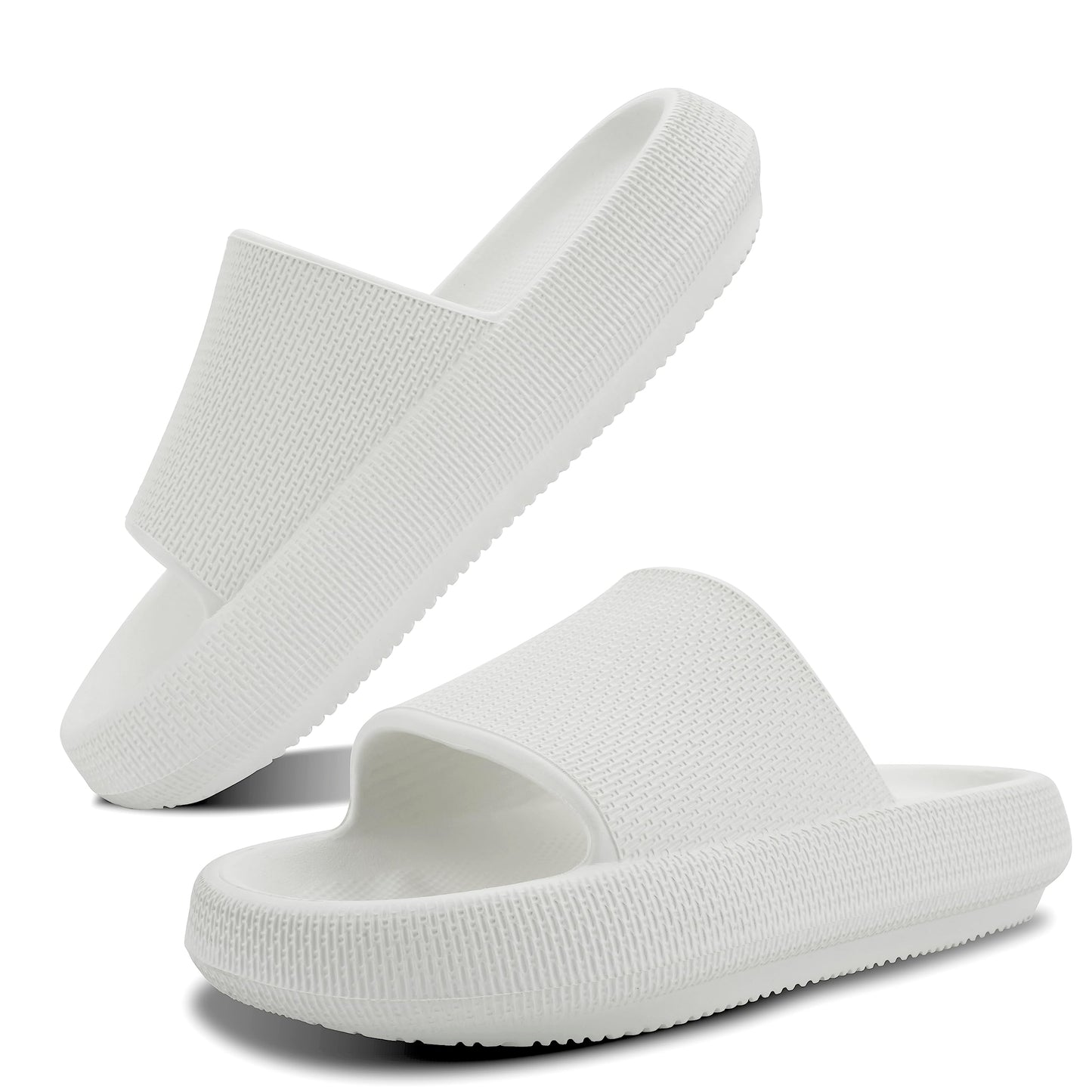 Cloud Slides For Women and Men,Non Slip Thick Sole Platform Sandals House Cloud Cushion Slide for Indoor & Outdoor Sandals