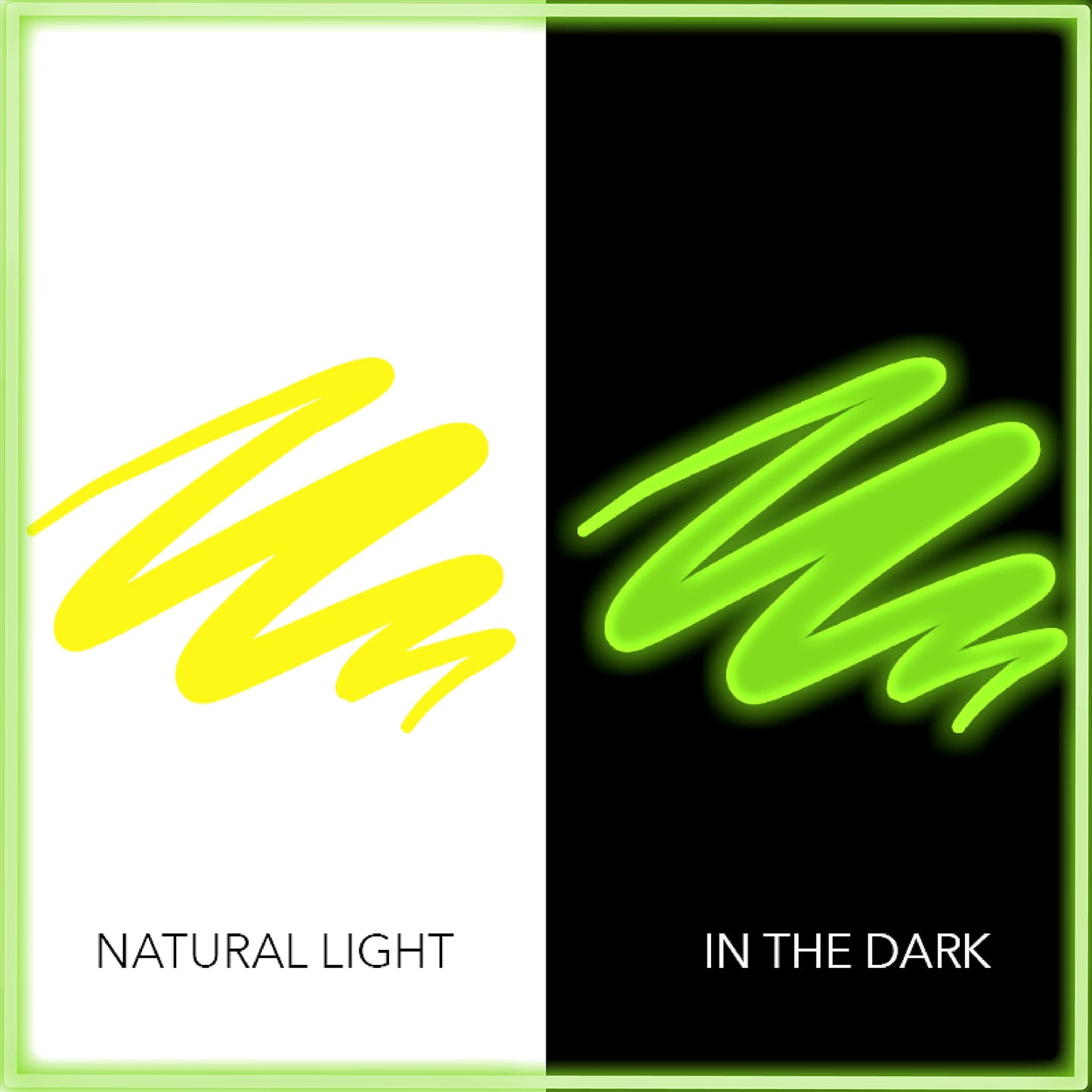 Kiara Sky Glow Gel Art Liner (In A Flash) - Neon Yellow & Green