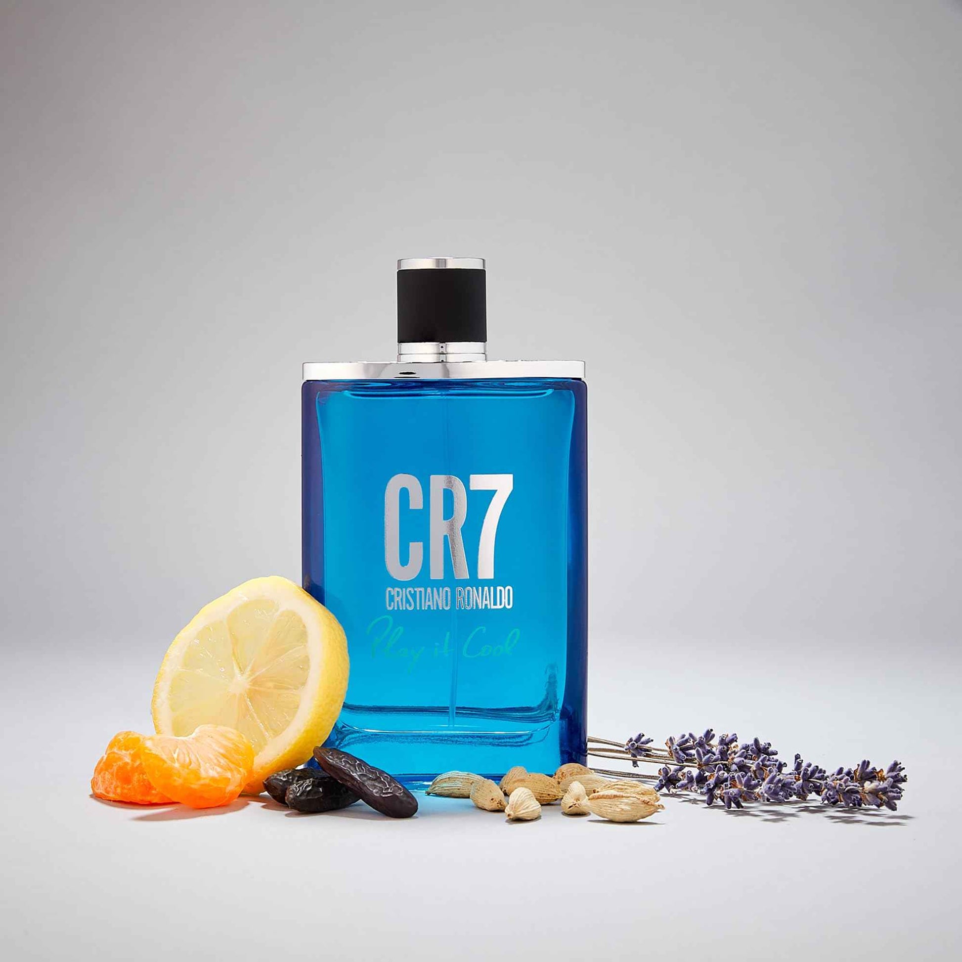 CRISTIANO RONALDO CR7 Play It Cool, 2 pc - Fresh Aromatic Body Wash for Men - Fougere Fragrance - Perfumed Shower Gel and EDT Gift Set for Men