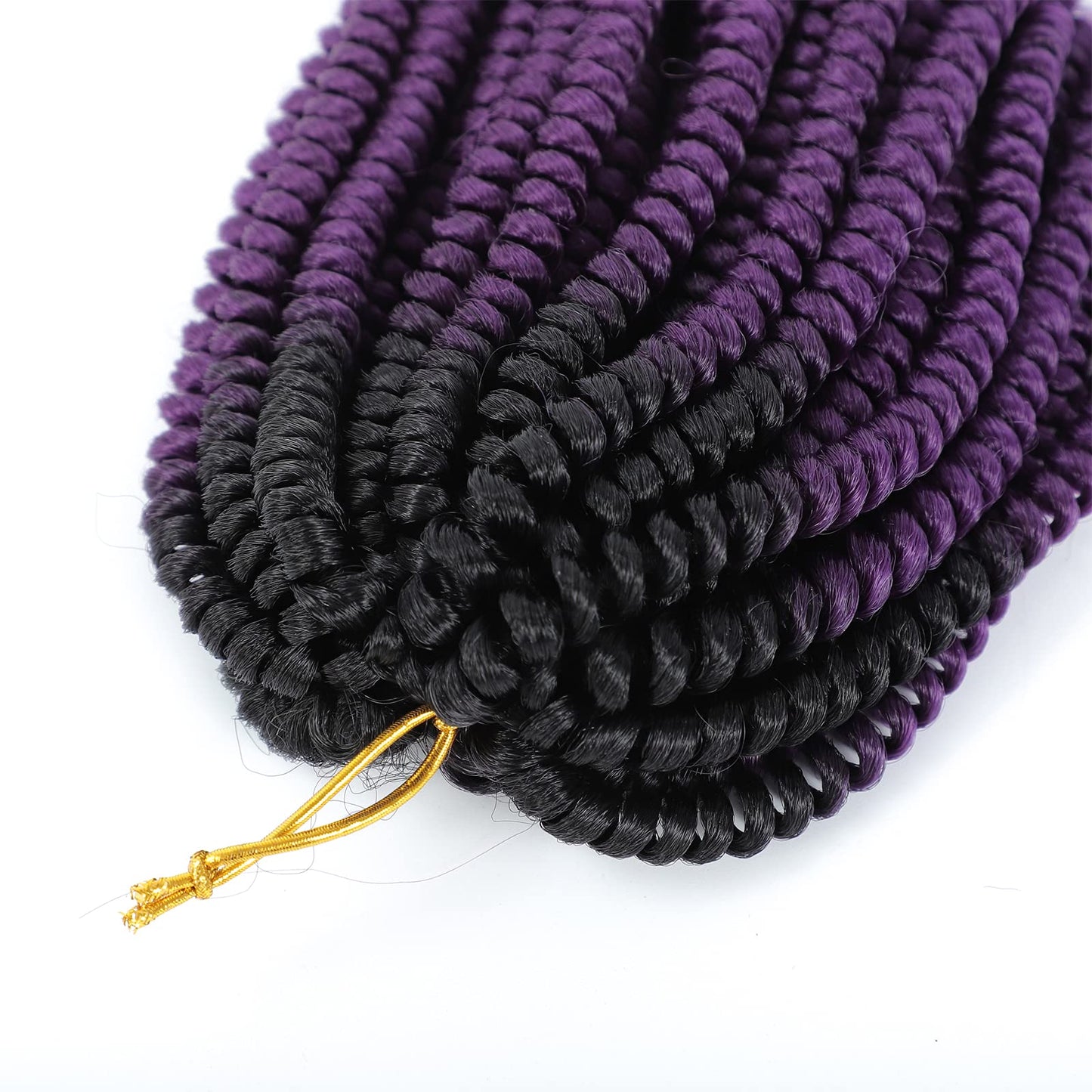 Spring Twist Hair 10 Inch 6 Packs Spring Twist Crochet Hair Spring Twist Braiding Hair For Passion Twist Butterfly Locs Crochet Twist Crochet Braids Hair Synthetic Hair Extensions(10 Inch,OTPurple)