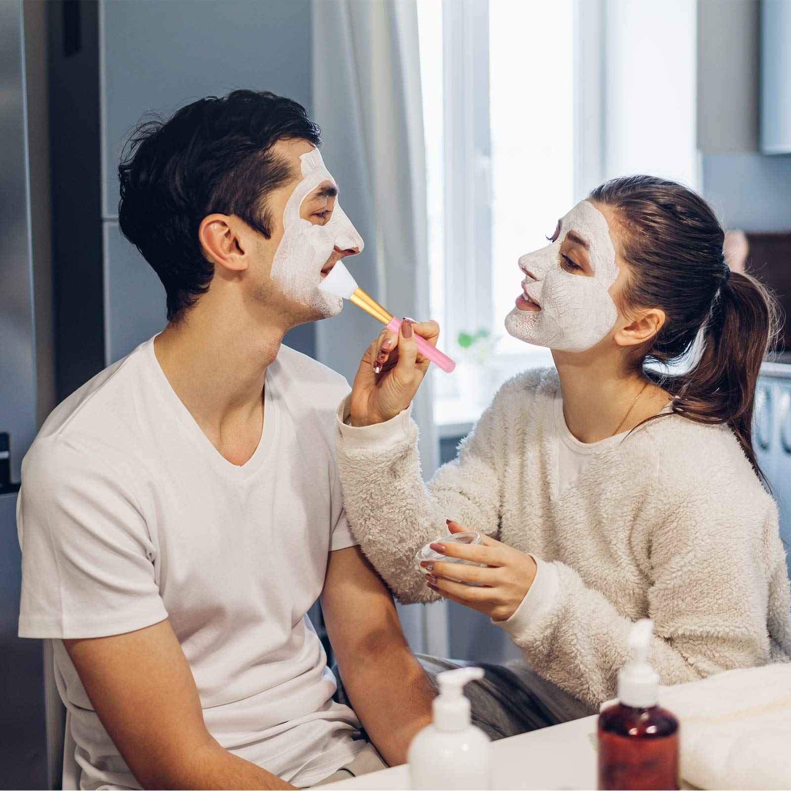 30 Pieces Silicone Face Mask Brushes Soft Silicone Facial Mud Applicator Clay Tools Face Mask Beauty Tools for Sleeping Mask, Mud Mask, Hairless Body Lotion and Body Butter, 5 Colors (Pack of 2)