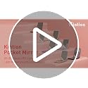 Kintion Rechargeable Pocket Makeup Mirror with 3 Color Lighting