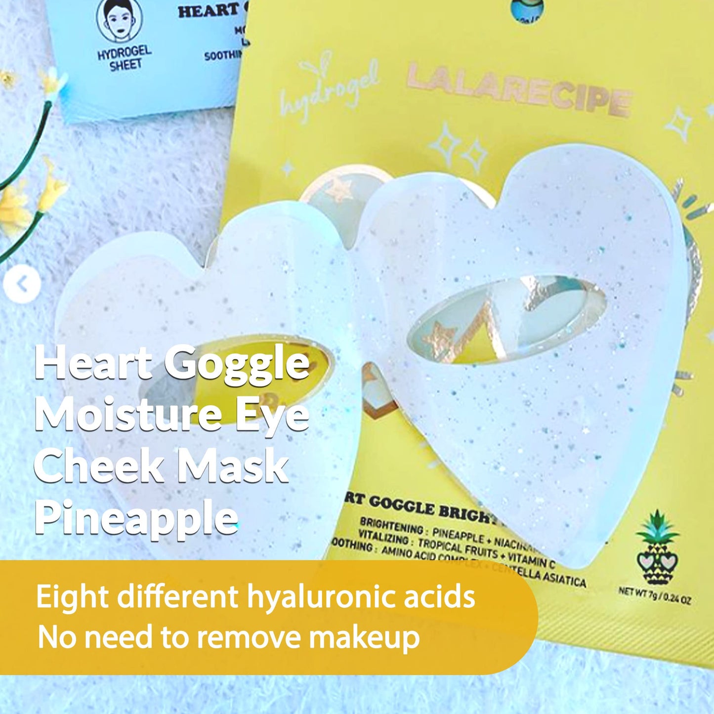 LALARECIPE Heart goggle brightening mask