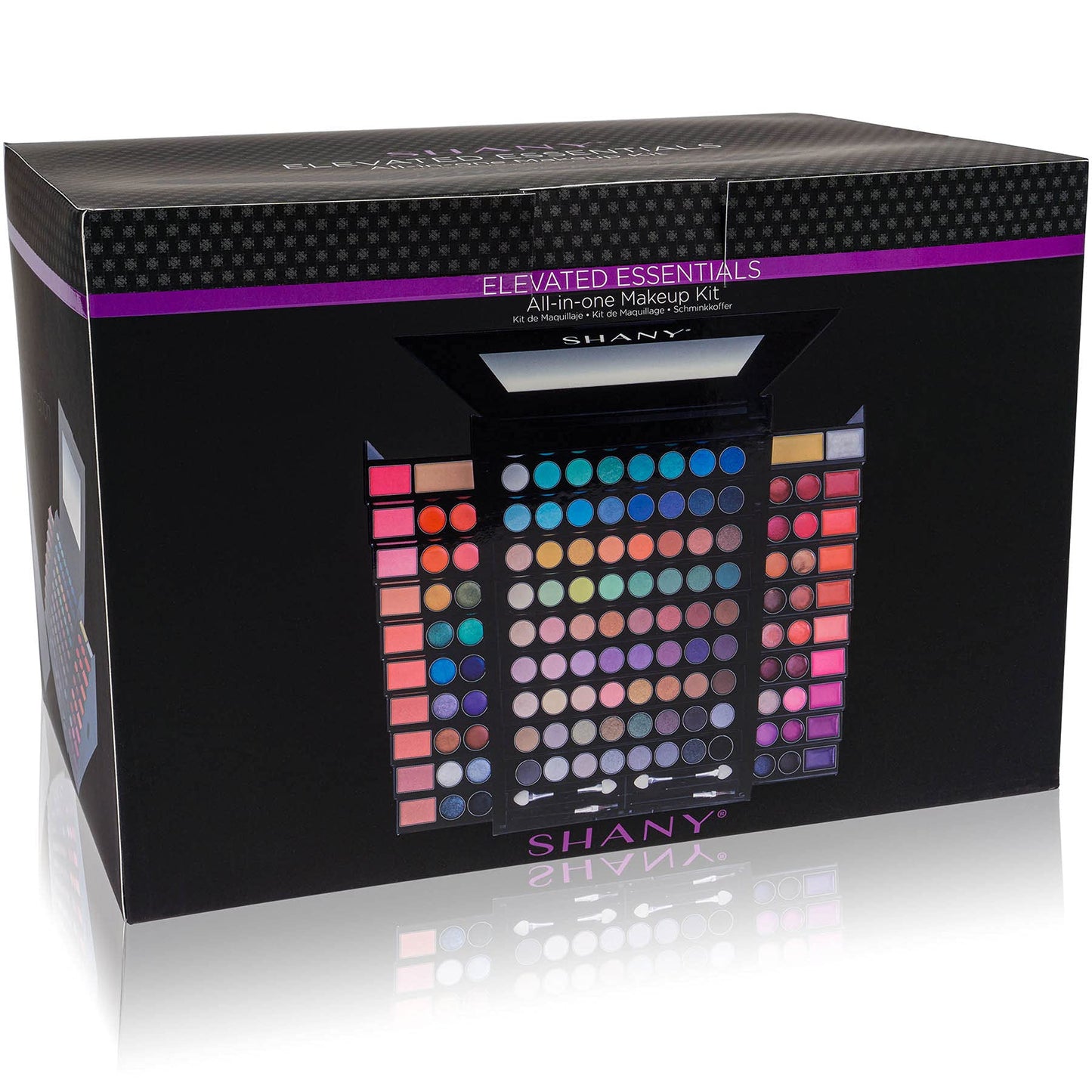 SHANY Elevated Essentials Makeup Set - All-in-One Makeup Kit with 72 Eyeshadows, 28 Lip Colors, 18 Gel Eyeliners, 10 Blushes, 1 Eye Primer, and 1 Cream Concealer