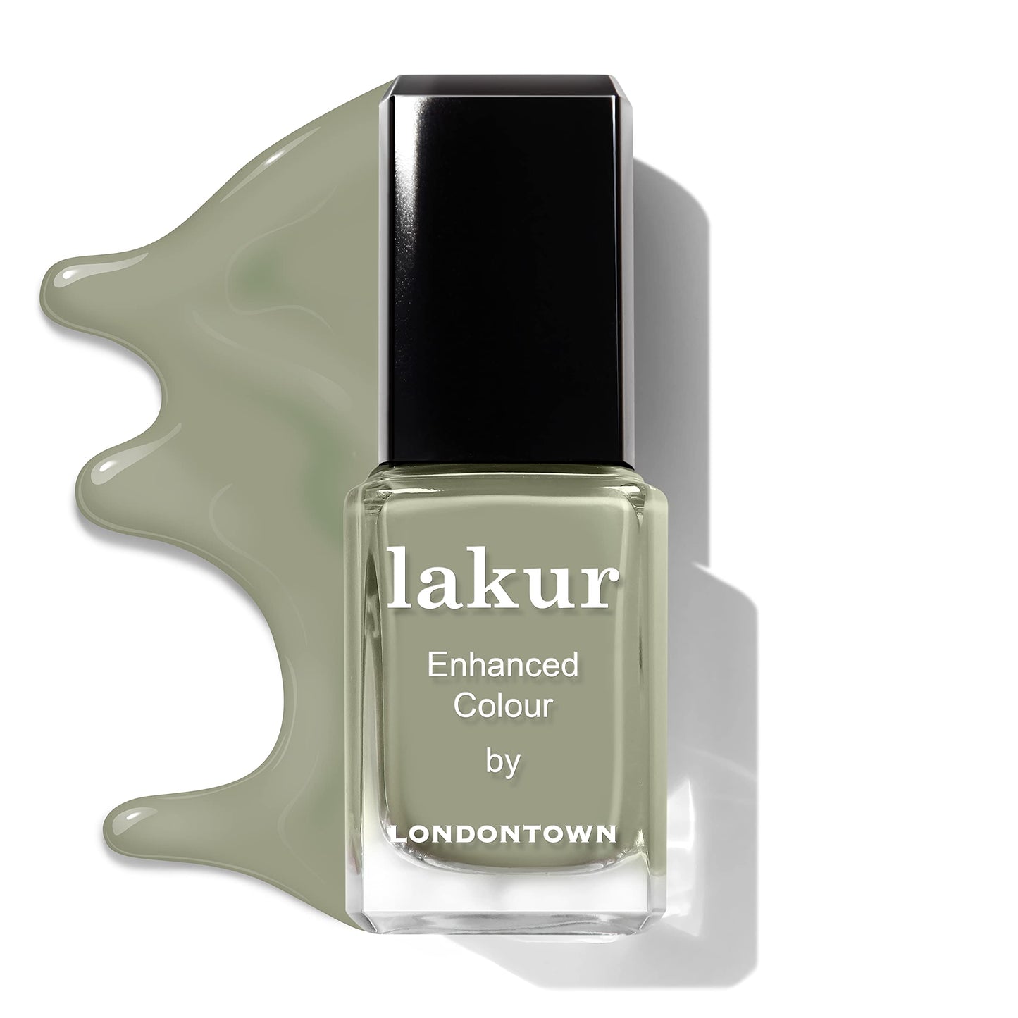 LONDONTOWN LAKUR Nail Polish, Nail Lacquer, Sedona, Jade Green, 0.4 fl. oz.