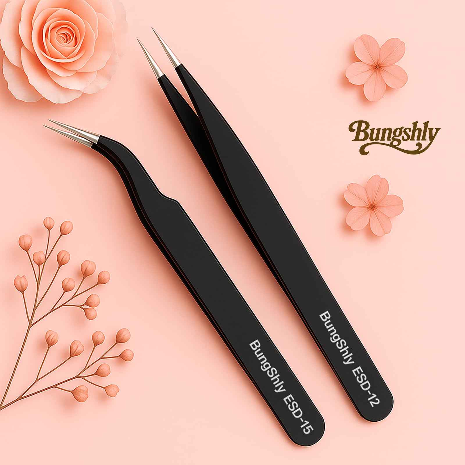 Tweezers Set – Precision Rhinestone, Nail Sticker & Charm Tweezers for Nail Art, DIY Nail Art Tools for Stickers, Decals, Ideal for Gel Nails, Flower, Heart, and Fruit Designs