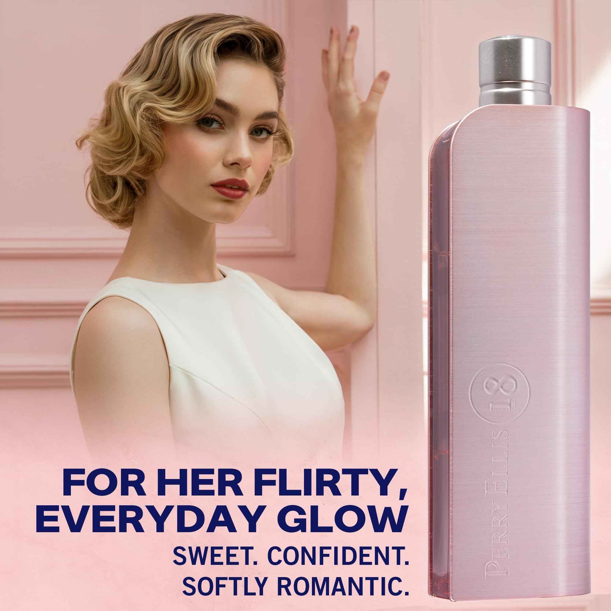 Perry Ellis 18 Eau De Parfum Spray for Women - Perfume for Women, Fruity Floral Fragrance, EDT, Sweet & Fresh Designer Scent for Her, Long Lasting - 3.4 fl oz (100 mL)