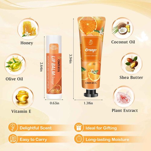 24 Sets Bulk Gifts For Women, Hand Cream Lotion, Lip Balm, Mini Nail Files Gifts Set with Organza Bags, Thank You Card, Baby Shower Bridal Wedding Favor for Guests, Christmas Gifts for Women