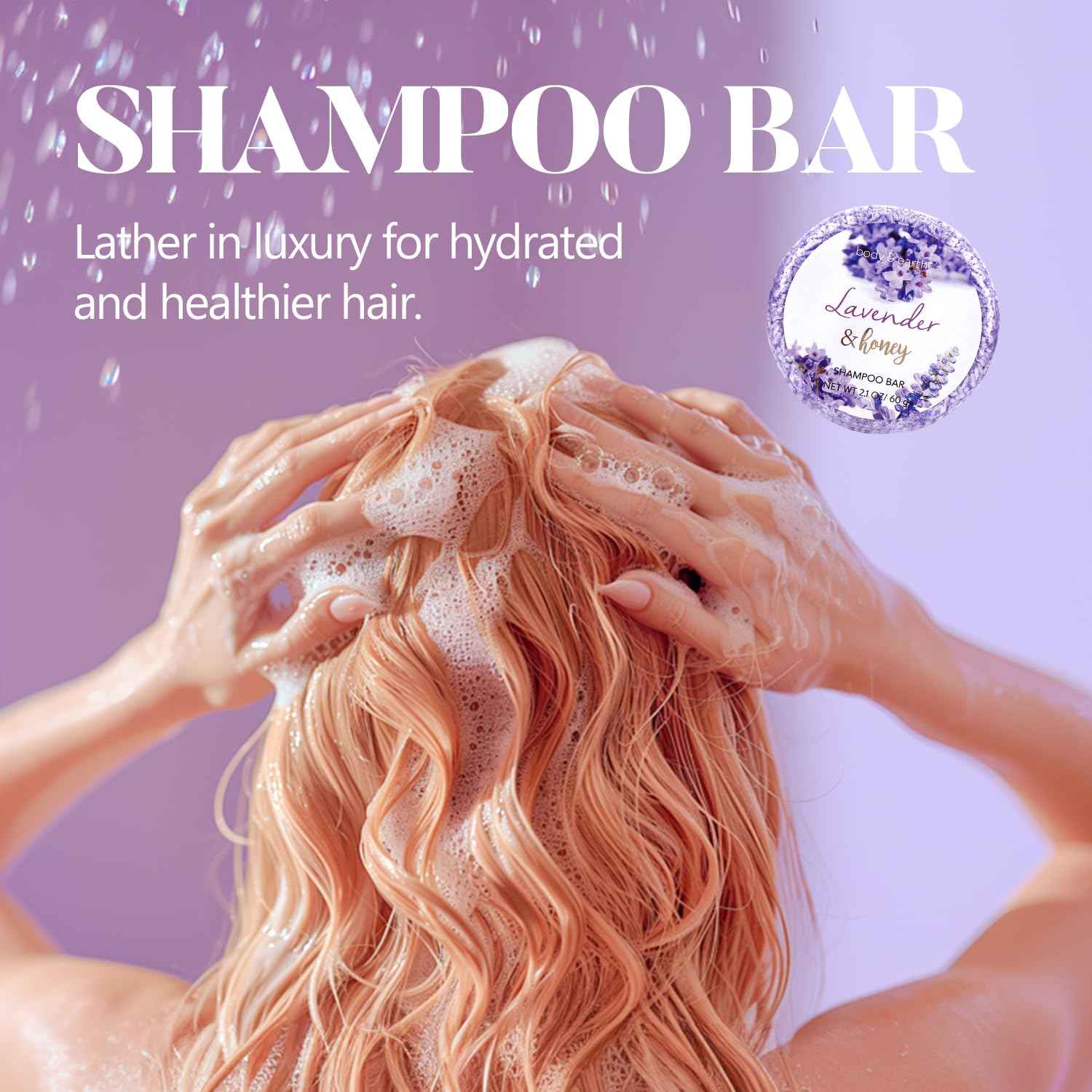 Bath and Body Gift Set - Lavender Gifts for Women, Body & Earth Bath & Shower Sets, 8 Pcs Lavender Honey Gift Sets with Bubble Bath, Lotion Set, Soap, Spa Kit for Women, Christmas Gifts for Mom