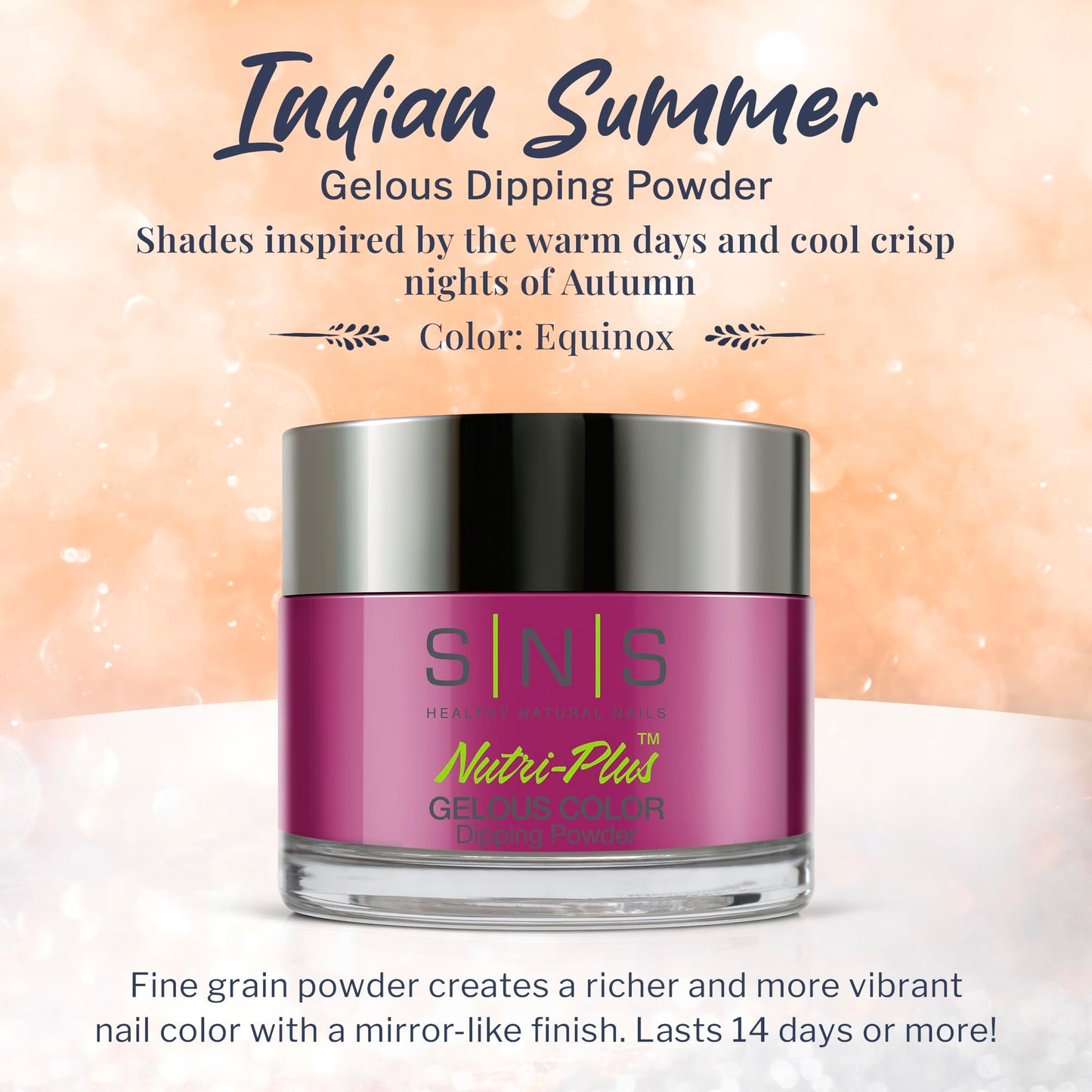 SNS Nails Dipping Powder Gelous Color - Indian Summer Collection - IS19-1oz