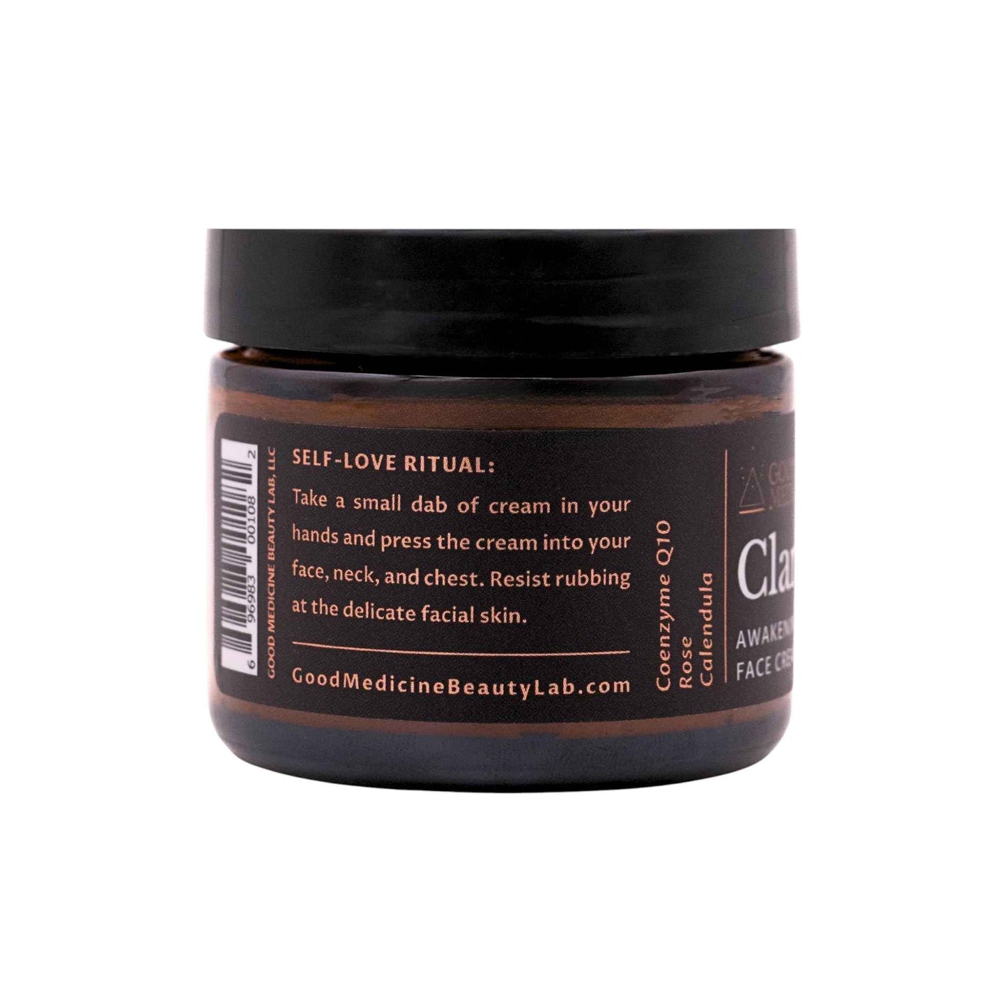 Clarity Awakening Face Cream - Daily Facial Moisturizer with Coenzyme Q10 and Vitamin B3 to Reduce Fine Lines - Hydrating Coconut Oil and Aloe Vera - Skincare for Women and Men (2 oz)