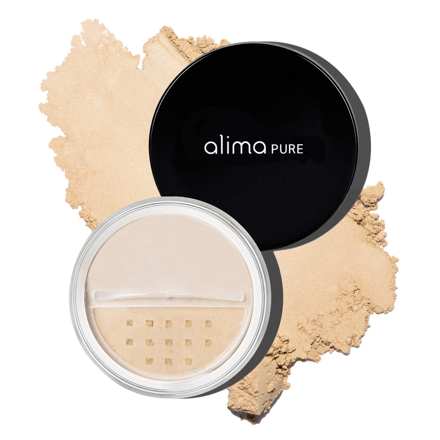 Alima Pure Matte Foundation Loose Mineral Powder Foundation Makeup, Loose Powder Makeup Oil Free Talc Free Powder, Natural Makeup Mineral Foundation Full Coverage Natural Foundation Powder .15 oz/4.5g