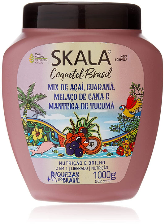 SKALA Hair Treatment Cream 1000G (COQUETEL BRASIL), MIXED, 35.27 Ounce