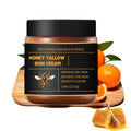 Marroomi Tallow Honey Balm, Tallow and Honey Balm for Face, 100% Organic Whipped Beef Tallows Face Moisturizer with Raw Honeys and Beeswax, Deep Nourishing (1Pcs)