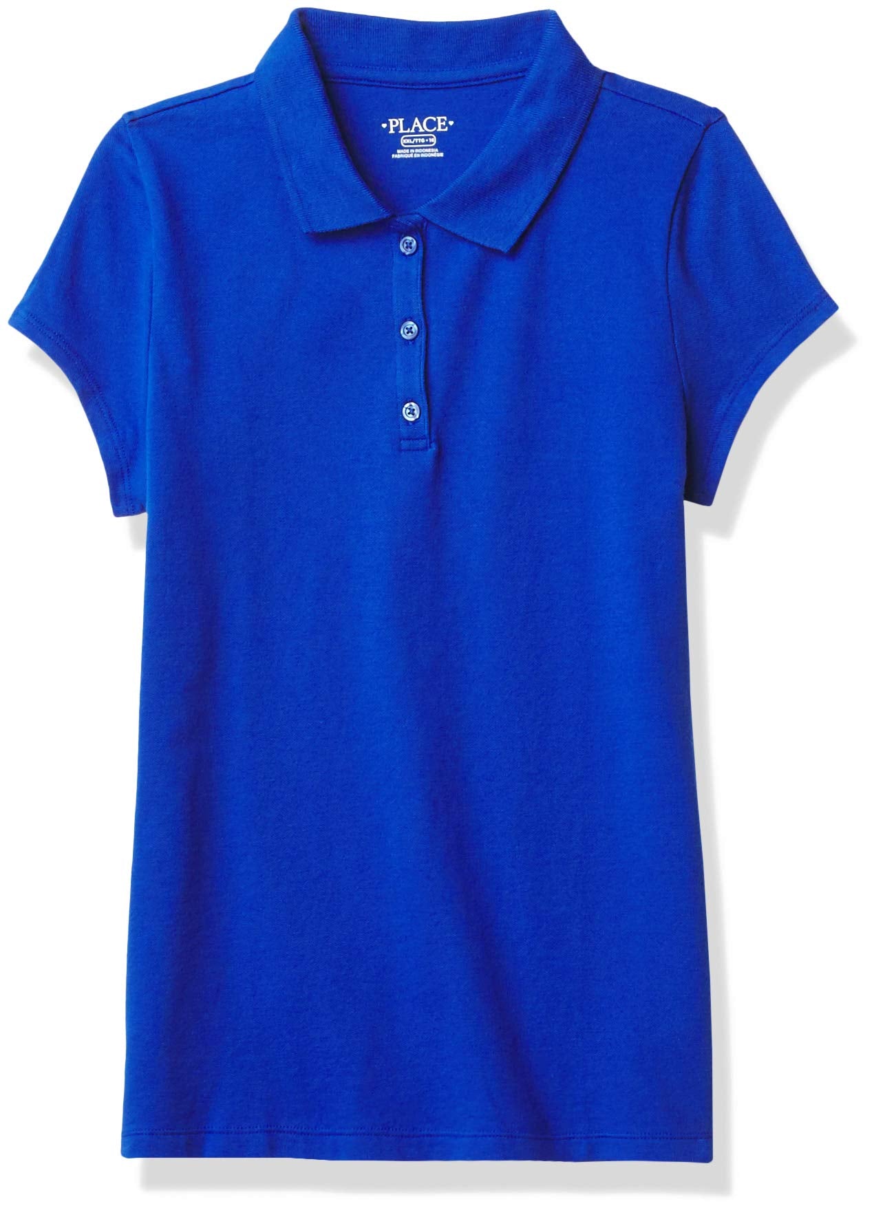 The Children's Place girls Uniform Pique Polo Shirt, Renew Blue, X-Small US