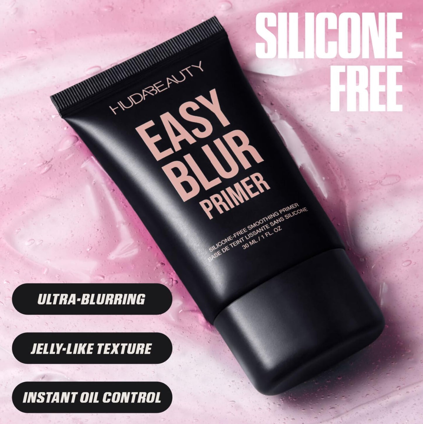 Huda Easy Blur Primer Silicone-Free Smoothing Primer - 1 fl oz / 30 mL