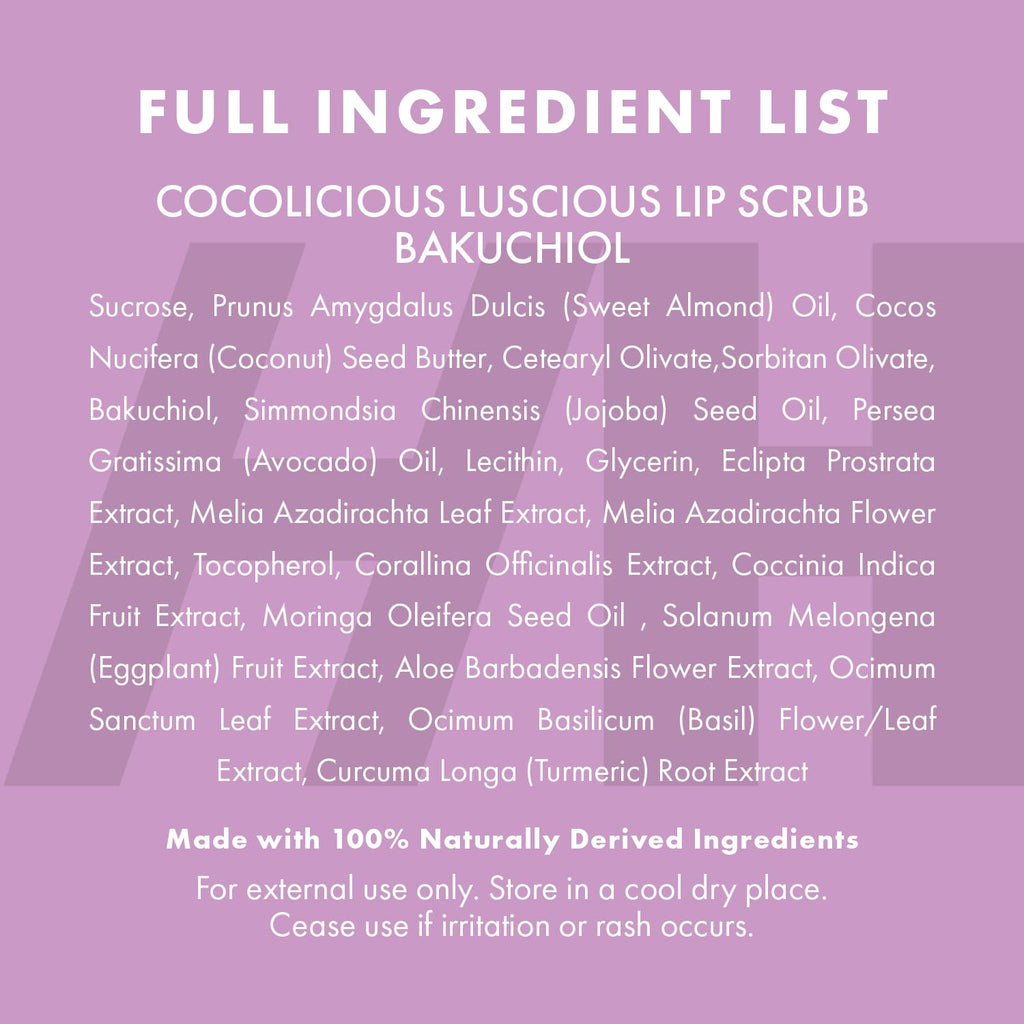 Handmade Heroes 100% Natural Lip Scrub, Vegan Conditioning Coconut Exfoliator - Gentle Exfoliant, Sugar Polish and Scrubber for Chapped Dry Lips, 1oz (Coconut Sorbet)