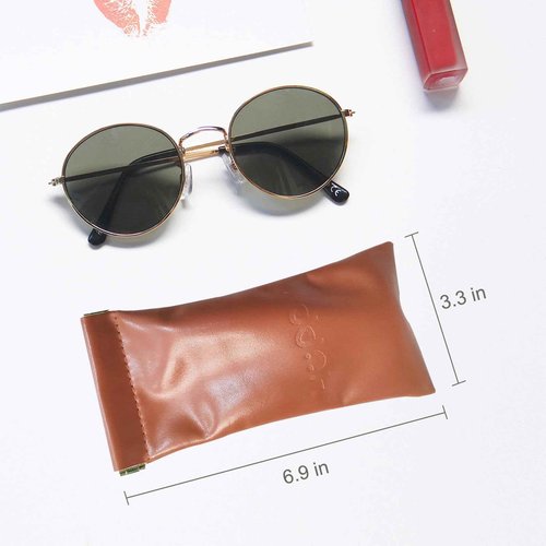 EAZINUJKY 5-Pack Auto-Closure PU Makeup Bags, Mini Portable Cosmetic Organizer with Snap Top, Travel Coin Purse & Lipstick Pouch for Women