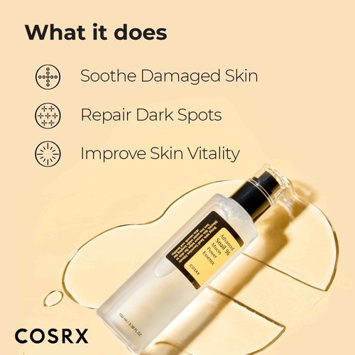COSRX Peptide Collagen Hydrogel Eye Patch + Snail Mucin 96% Power Essence, Korean Skin Care