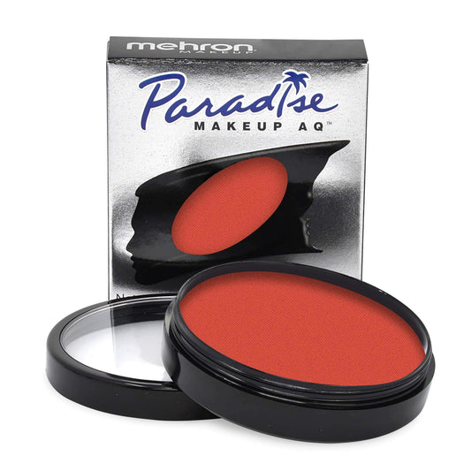 Mehron Makeup Paradise Makeup AQ Pro Size | Stage & Screen, Face & Body Painting, Special FX, Beauty, Cosplay, and Halloween | Water Activated Face Paint & Body Paint 1.4 oz (40 g) (Coral)