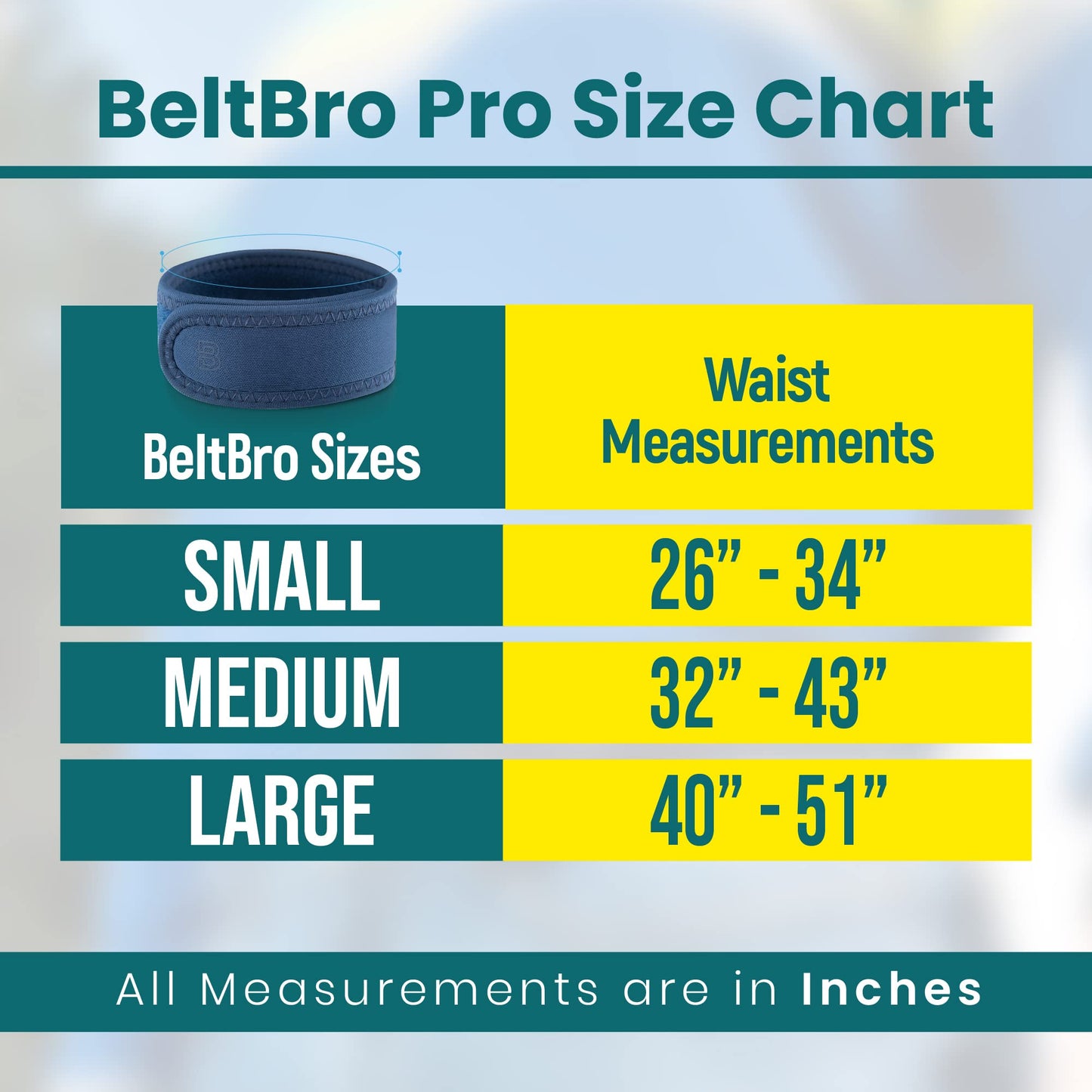 BeltBro Pro Pairs For Men – Next Generation Buckle-Free Elastic Belt With Ultra-Soft Edge Padding - Fits 1.5 Inch Belt Loops (Denim)