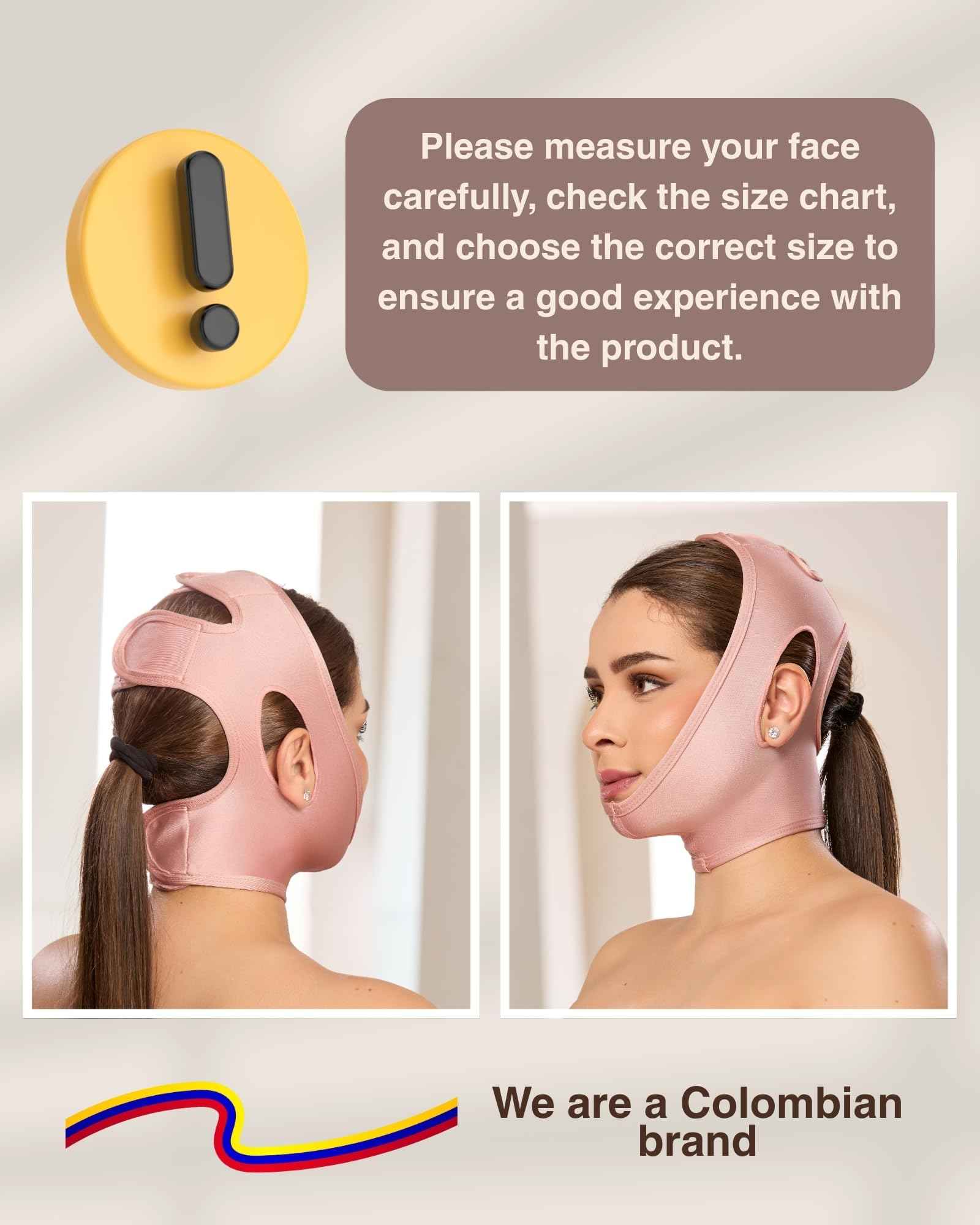 Shape Concept Chin Strap Support Band Neck Bandage Face Lifting Slimmer Chin Lift Facial Compression