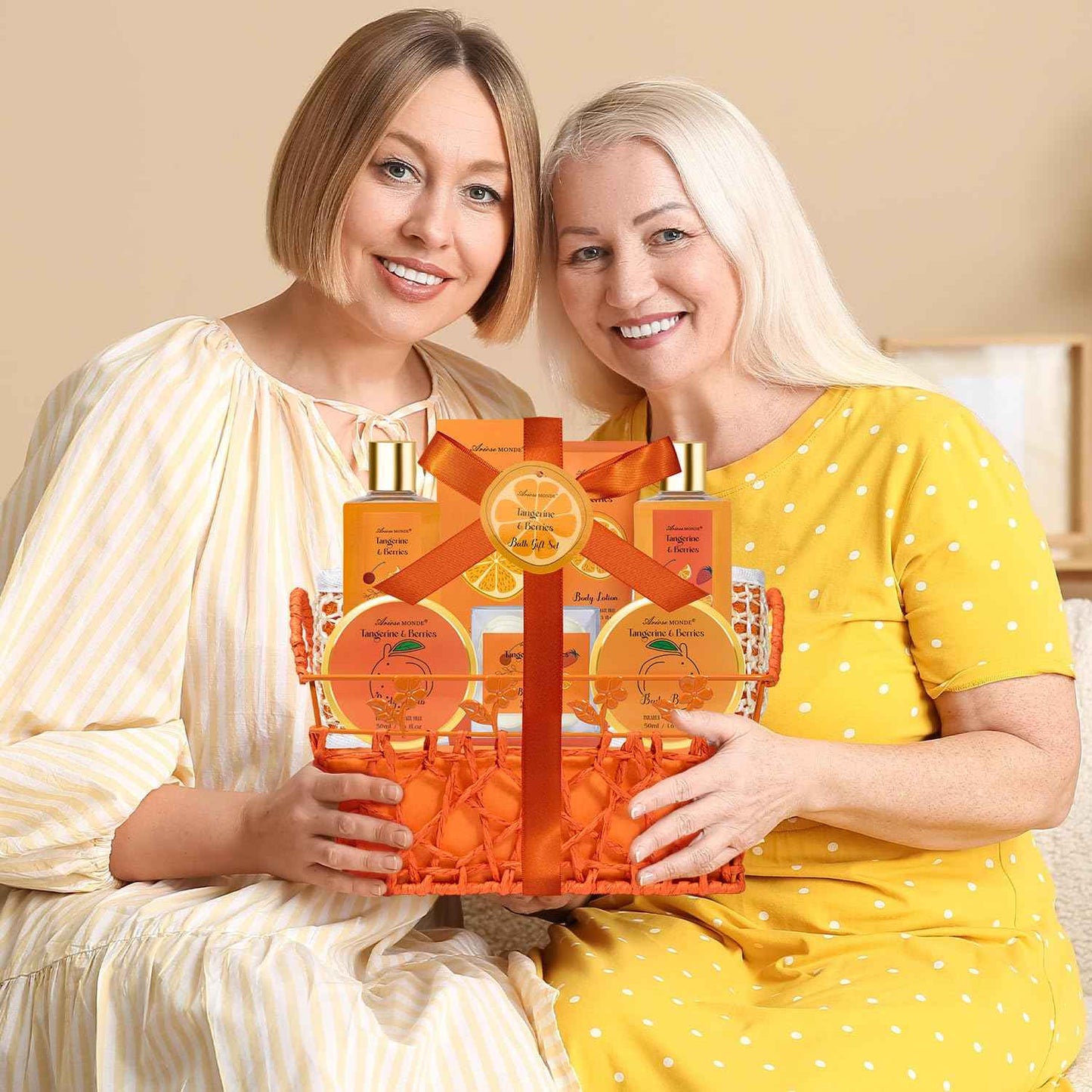 Spa Gifts for Women Bath Sets for Women Gift, Bath and Body Gifts Set, 9 Piece Spa Gift Set with Bath Bombs & Bath Oil, Relaxing Self Care Gift for Her, Birthday Gift Basket, Christmas Gifts