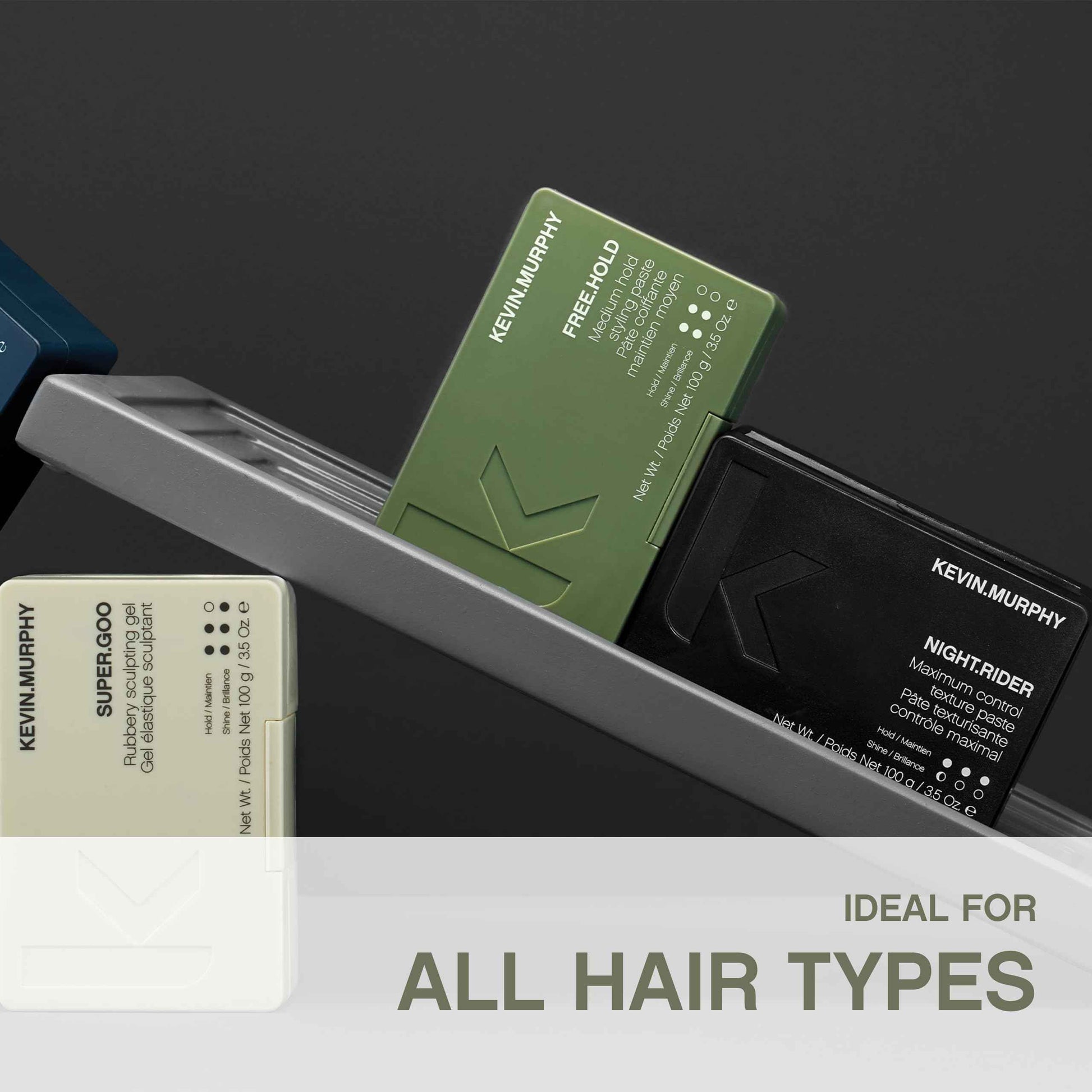 KEVIN.MURPHY Free.Hold - Hair Styling Paste - for All Hair Types - Medium Hold - Hair Breakage Prevention - Hair Styling Product - Paraben Free Hair Care - 100 g / 3.5 oz