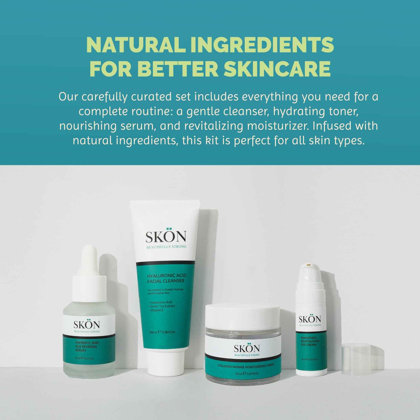 Skön Beautifully Strong Matrixyl 3000 Serum – Spot Serum & Wrinkle Filler for Fine Lines & Wrinkles – Hydrating Skin Repair – 30ml