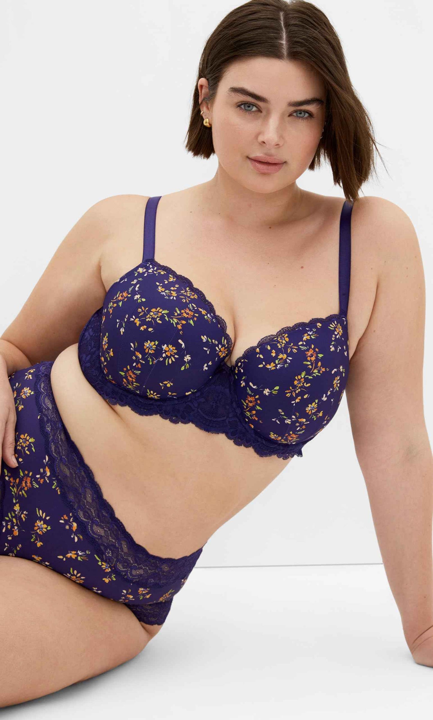 City Chic Women's Plus Size Contour Bra - Hailey Print, 36G
