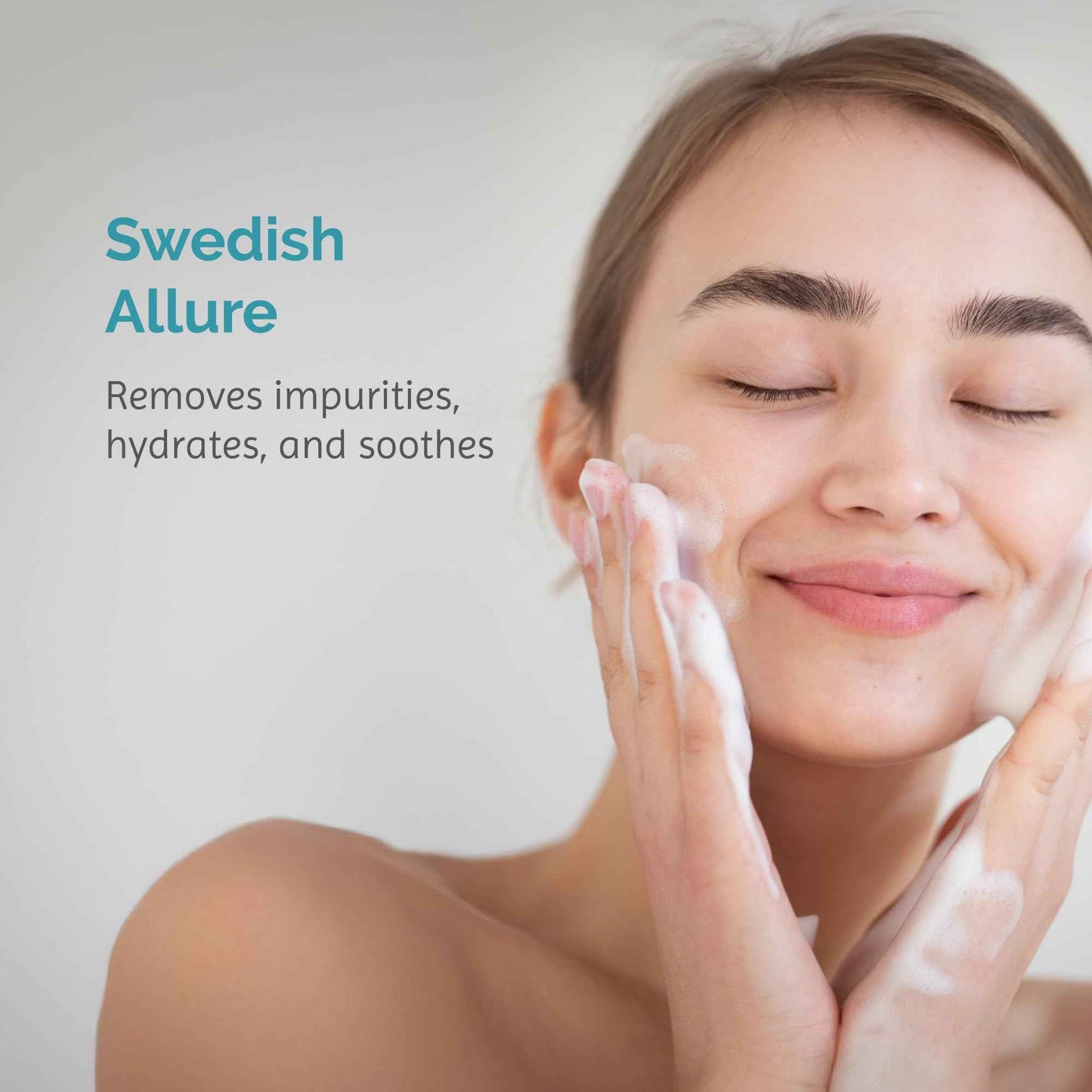 Skön Hyaluronic Acid Facial Cleanser – Gentle Hydrating Face Wash with Vitamin E & Green Tea – Deep Cleansing & Collagen Boosting Face Cleanser For Radiant, Soft Skin – Suitable All Skin Types – 100ml