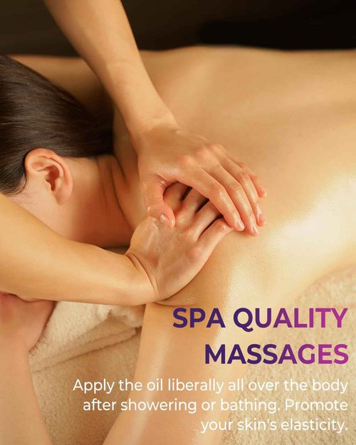 Body Firming Oil, 3.4 FL OZ Body Oil After Shower – With 790,000ppm Tightening Oil(Grape Seed Jojoba Sweet Almond) &10,000ppm Hyaluronic Acid – Fast-Absorbing For Hydrating Full Body, Lavender