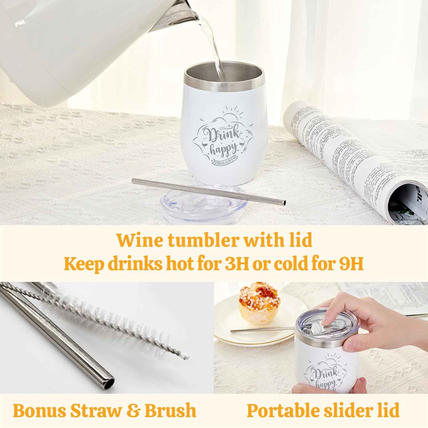 Gifts for Women BODY & EARTH Birthday Gift Sets, Vanilla Bath Set Spa Gifts for Women, 6pcs Womens Gift Vanilla Spa Kit for Christmas