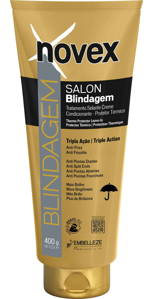 Novex Blindagem Thermal Protector Leave In 14 oz - Heat Protectant
