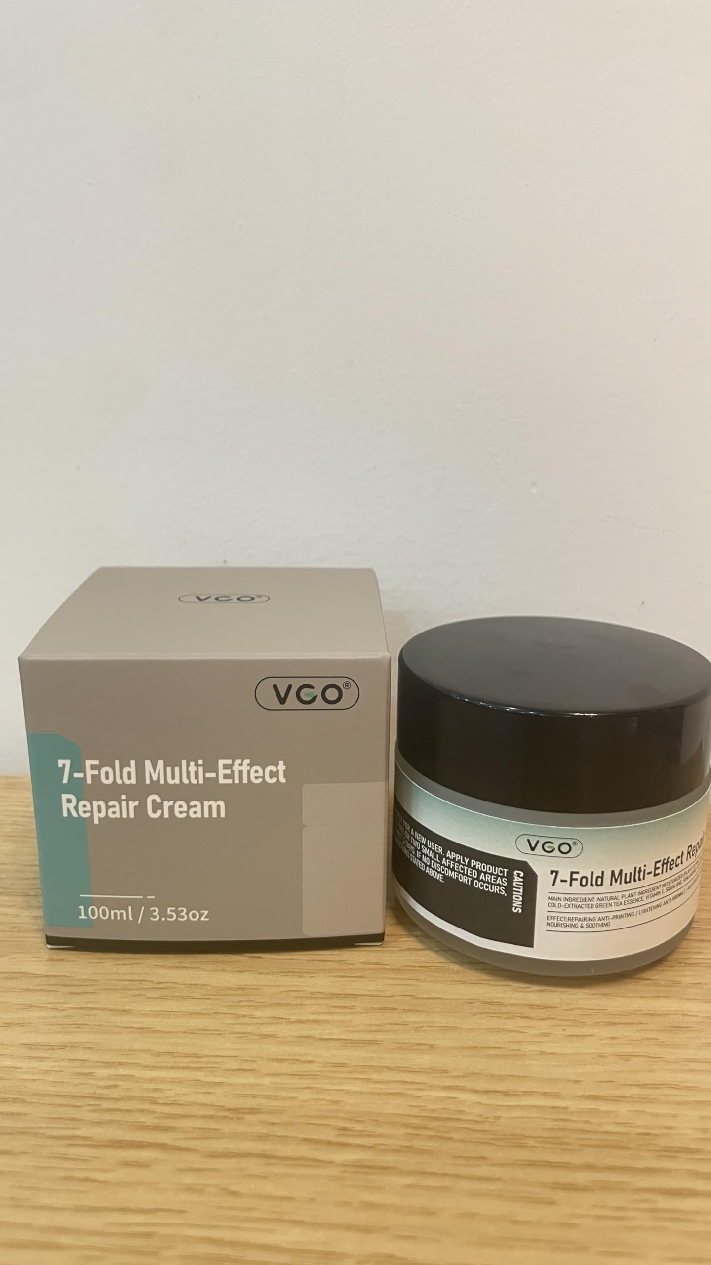 VGO Moisturizing Cream 7-Fold Multi-Effect Repair Cream Body and Face Moisturizer for Skin Daily Repair, Any skin type 100ml / 3.53oz