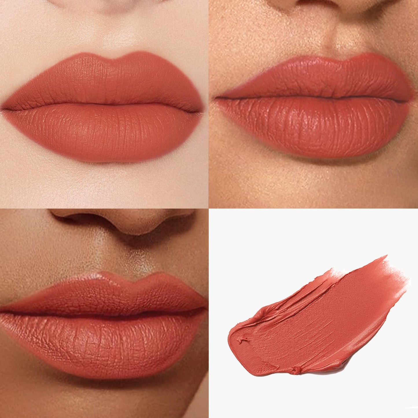 Catkin Rouge Matte Lipstick, Waterproof Long Lasting Satin Moisturizing Silky Smooth Soft 0.13 Ounce 2PCS (127+137)