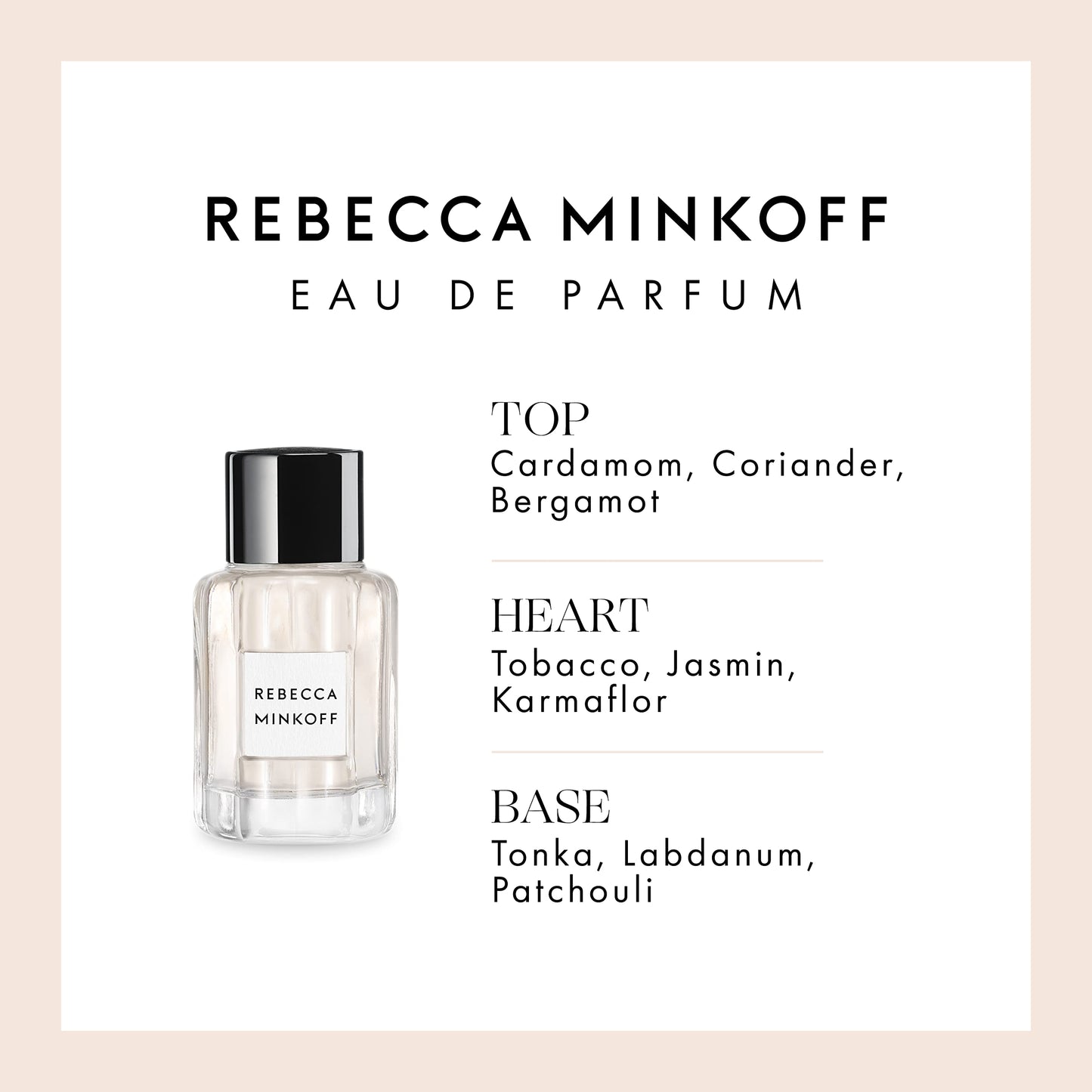 Rebecca Minkoff by Rebecca Minkoff - Fragrance for Women - Notes of Cardamom, Jasmine and Tonka Bean - Delivers Sensuality and Warmth - Long Lasting - Suitable for all Occasions - 3.4 oz EDP Spray