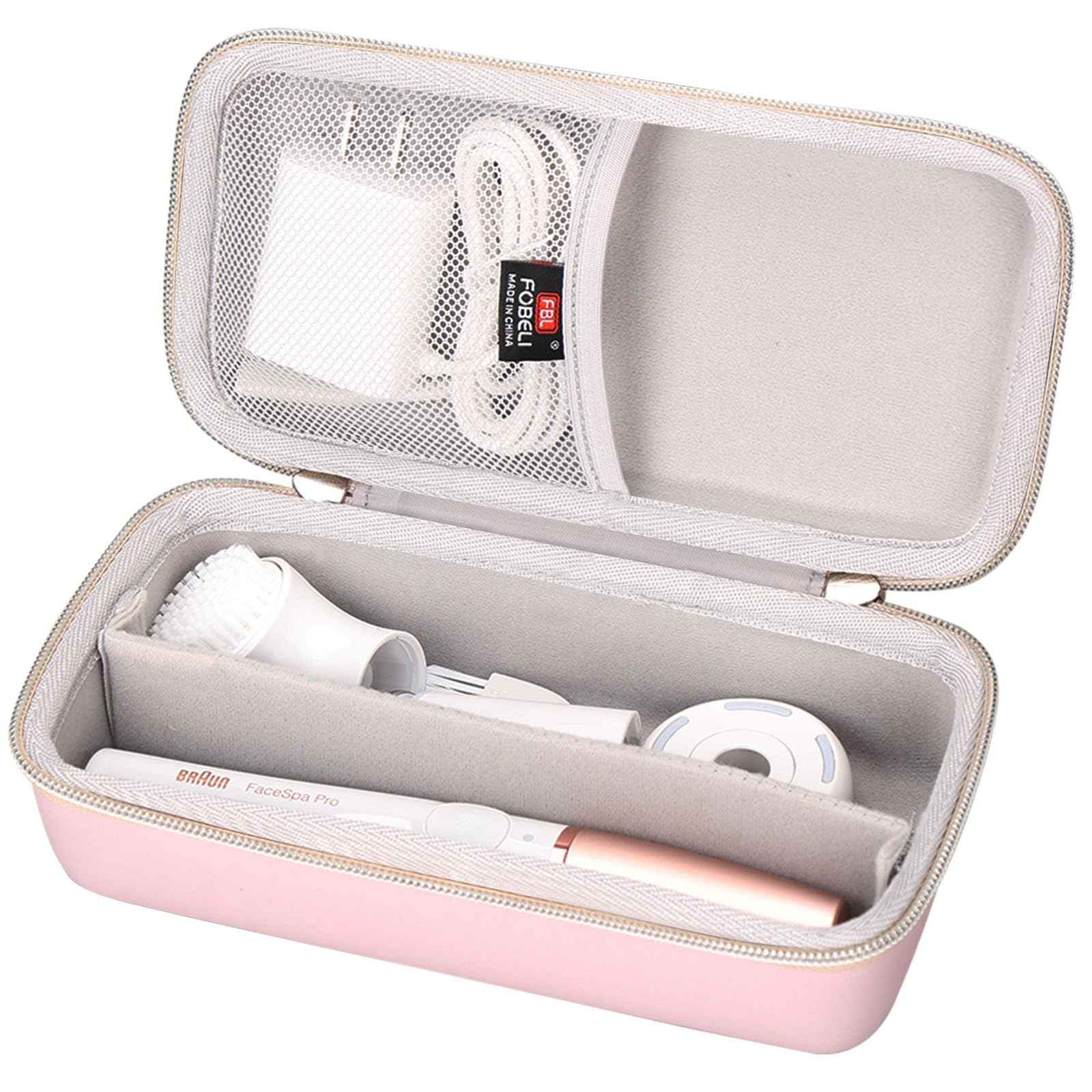 FBLFOBELI Hard Case Compatible with Braun Face Epilator Facespa Pro 910/911/SE921 Facial Hair Removal