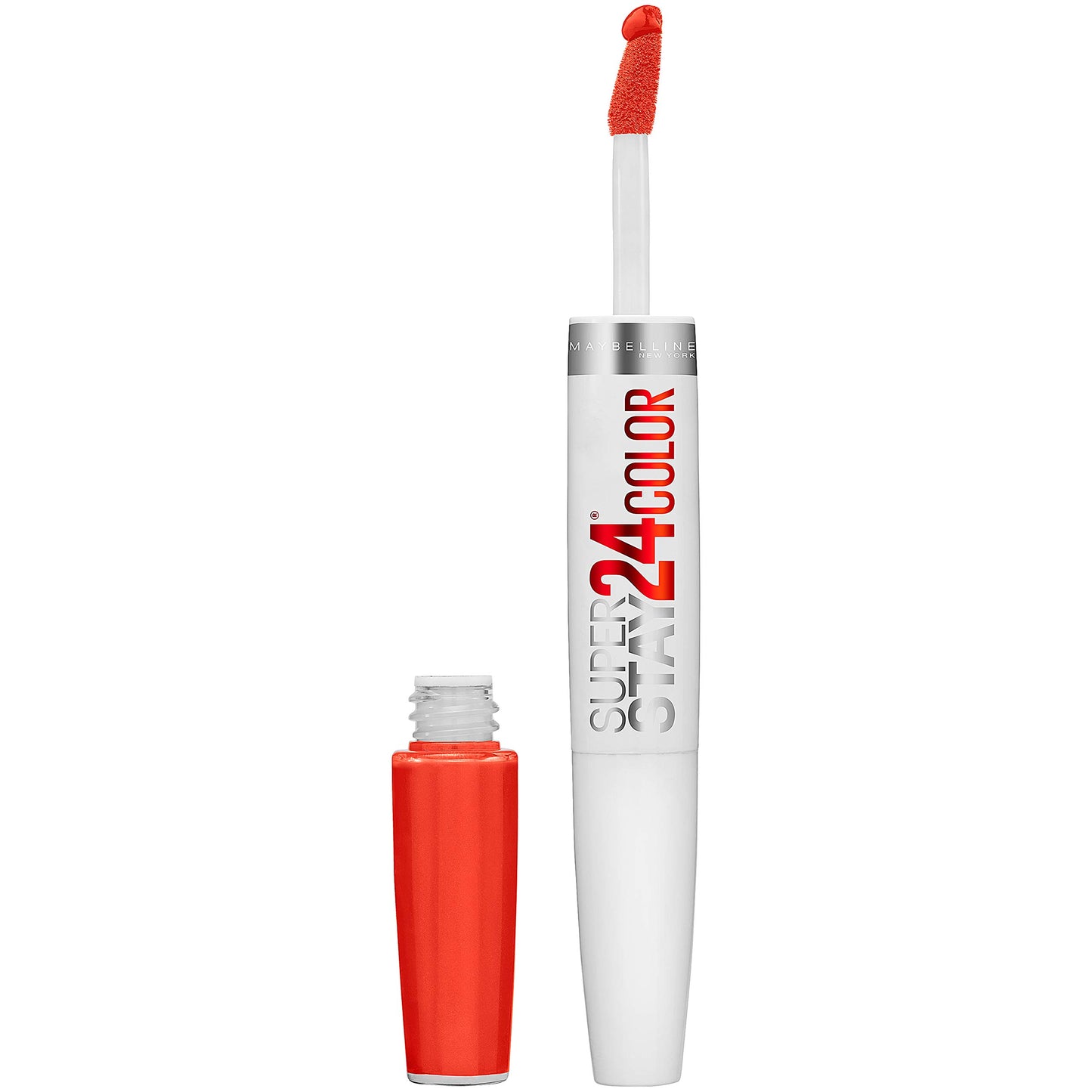 Maybelline New York Superstay 24, 2-step Lipcolor, Non-Stop Orange