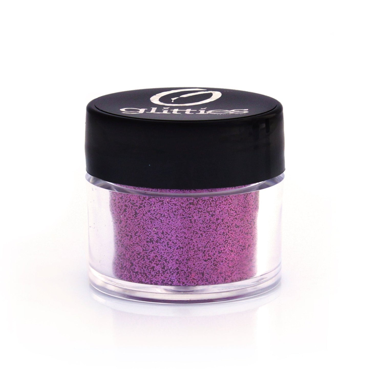 GLITTIES - Fuchsia Jewel - Cosmetic Grade Fine (.008") Loose Glitter Powder Safe for Skin! Perfect for Makeup, Body Tattoos, Face, Hair, Lips, Soap, Lotion, Nail Art - (10 Gram Jar)