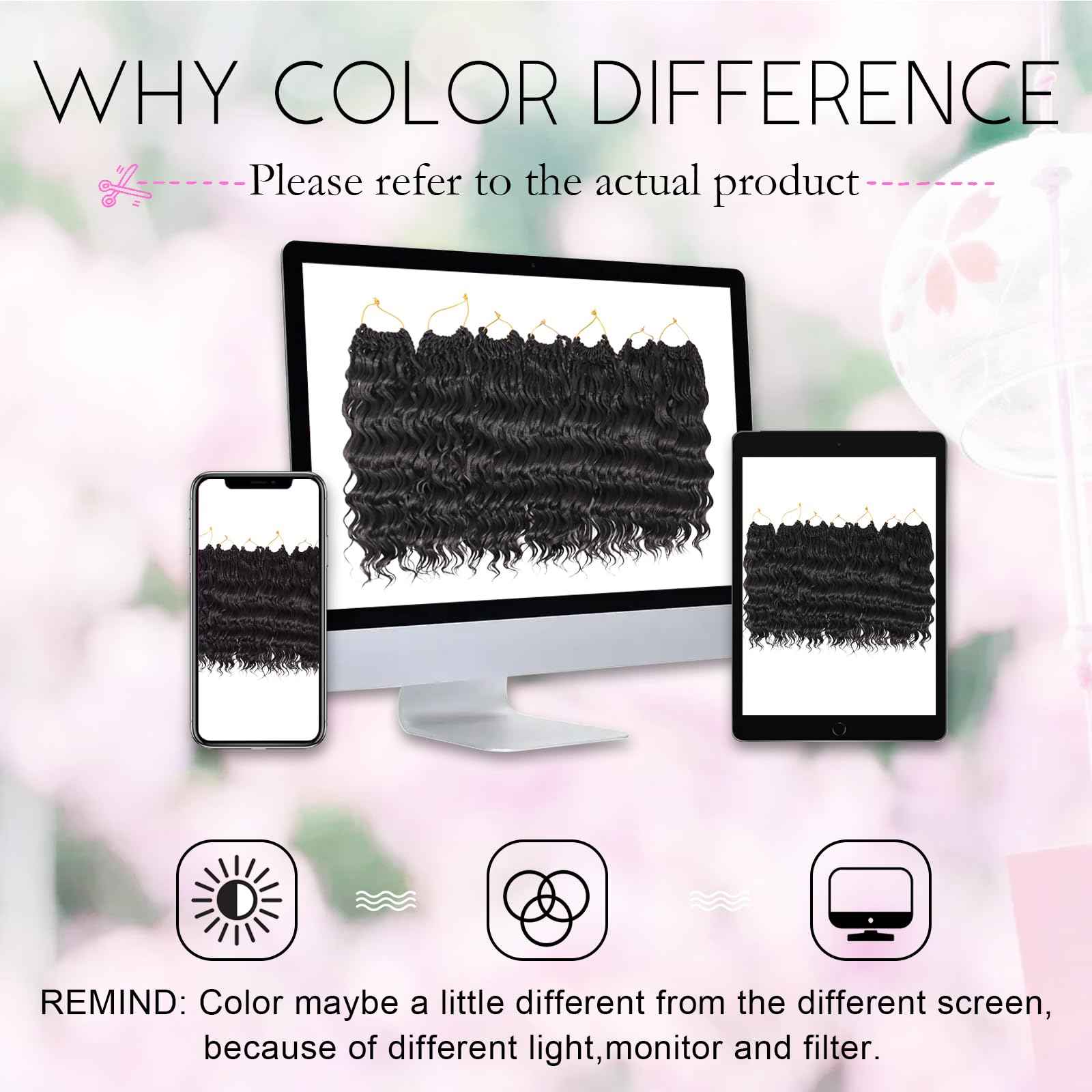 Gowit Pre Looped Deep Wave Crochet Hair 12 Inch 7 Packs Short Curly Ombre Blonde Pre Twisted Ocean Wave Deep Twist Crochet Braids Synthetic Braiding Hair for Black Women