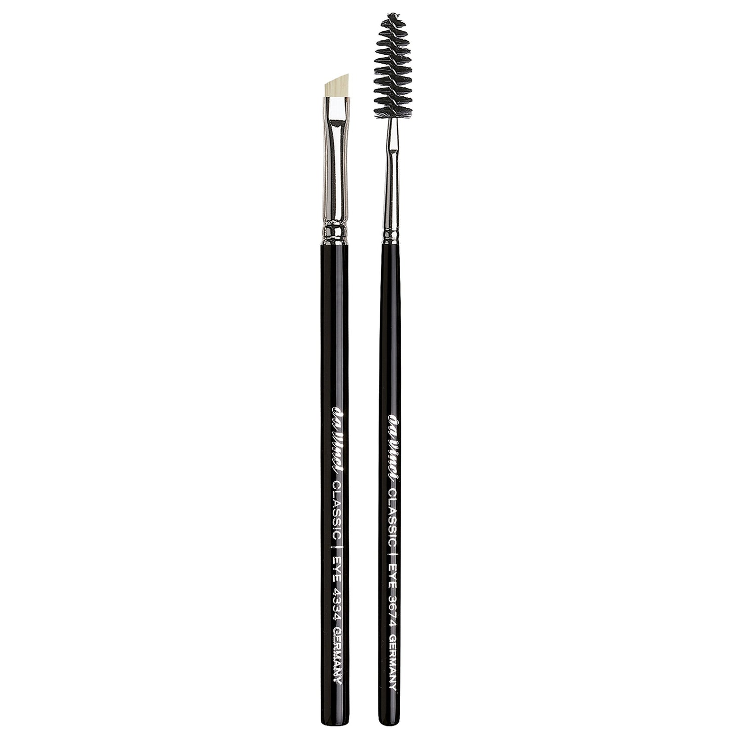 da Vinci Cosmetics Series 4805 Classic Eyebrow & Eyelash Brush Set/Synthetic Fibers, 0.5 Pound