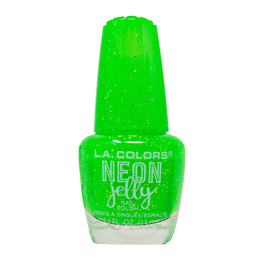 L.A. Colors Neon Jelly Nail Polish (Electric Lime)